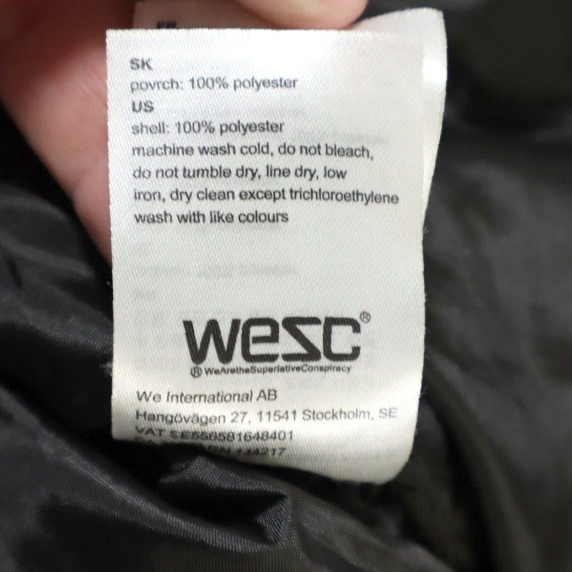 WeSC Wesc Bandana Puffer All Over Print Mock Long Sleeve Jacket Black Men's L Shirt Size US L / EU 52-54 / 3 - 7 Thumbnail