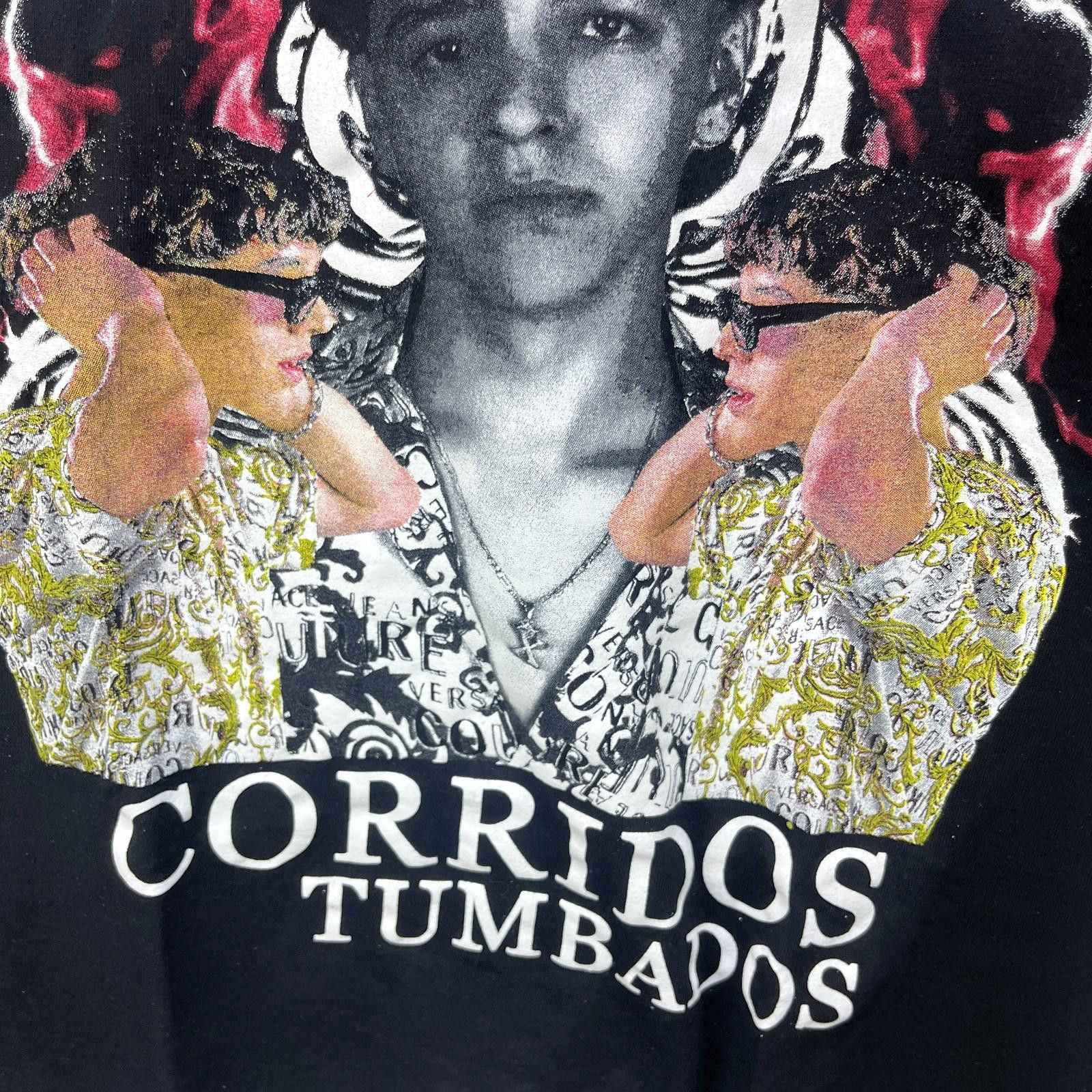 Vintage Xavi Corridos Tumbados Mexico Bootleg Rap T-Shirt Large Size US M / EU 48-50 / 2 - 5 Thumbnail
