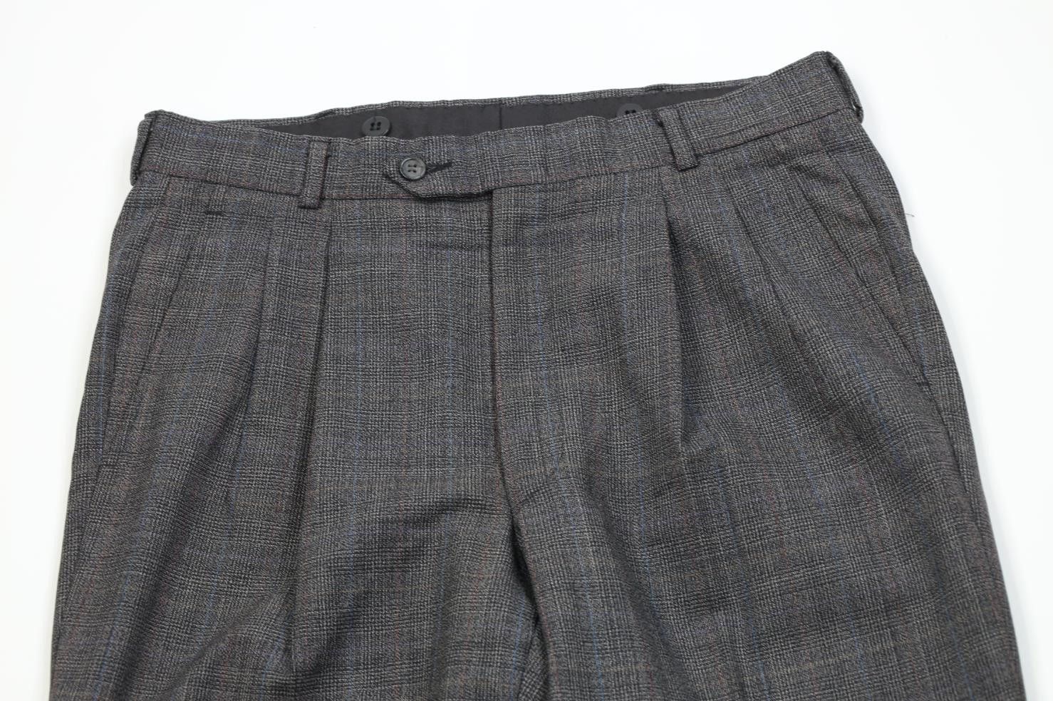 Vintage Vintage 90s Streetwear Wide Leg Chino Pants Houndstooth Size US 32 / EU 48 - 2 Thumbnail