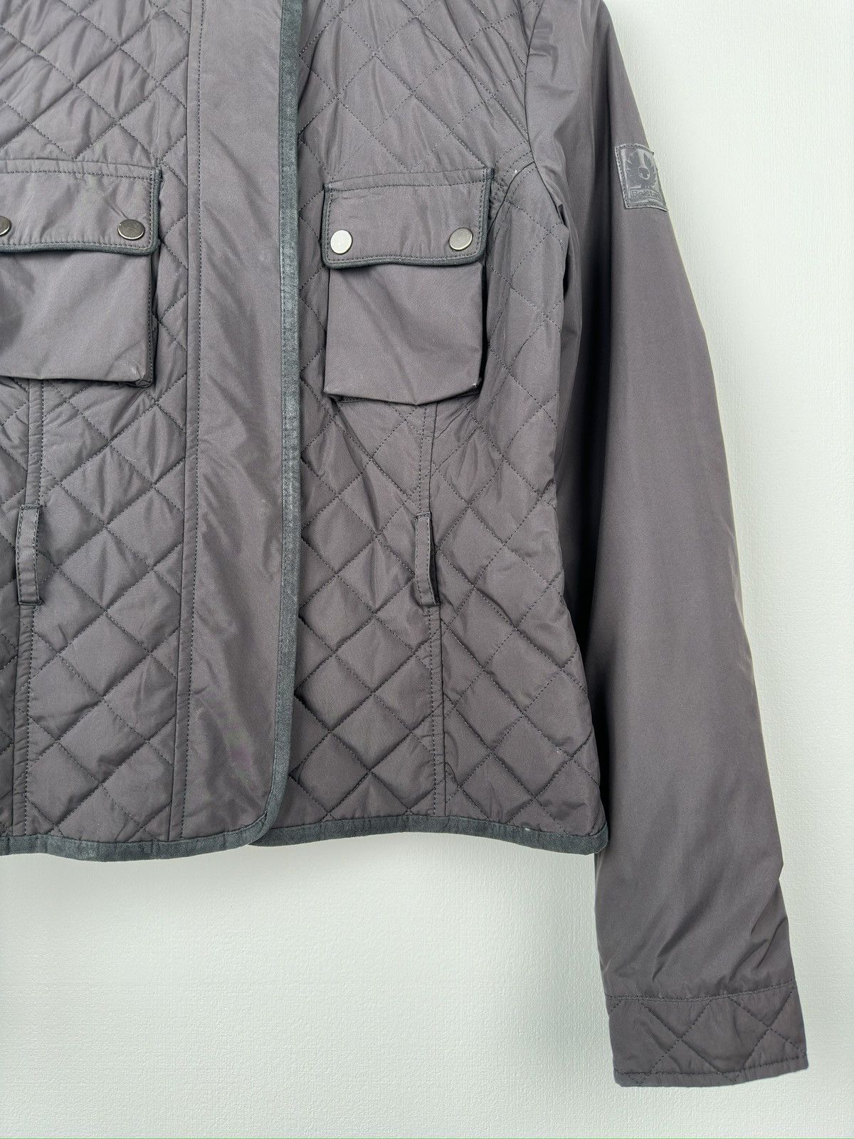 Belstaff BELSTAFF Quilted Biker Motorcycle Silver Label Jacket Size M / US 6-8 / IT 42-44 - 8 Thumbnail