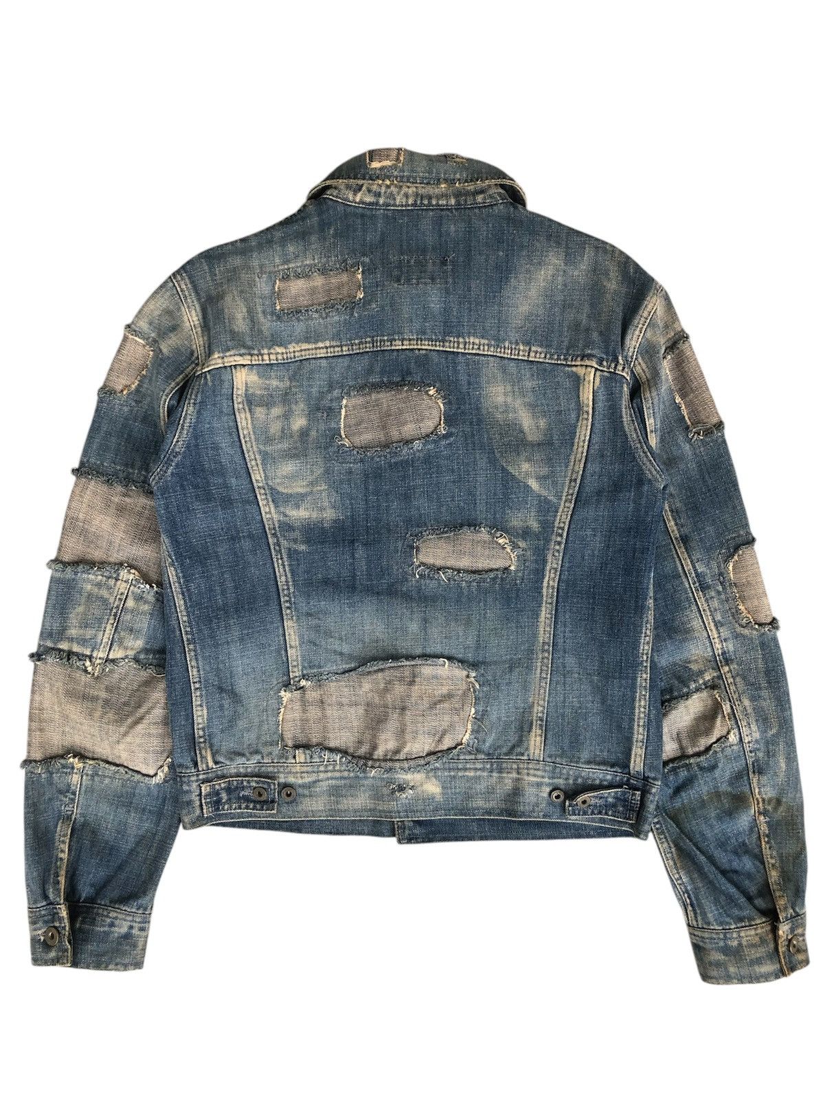 Dolce & Gabbana Dolce & Gabbana Boro Patchwork Distressed Denim Size US M / EU 48-50 / 2 - 2 Thumbnail