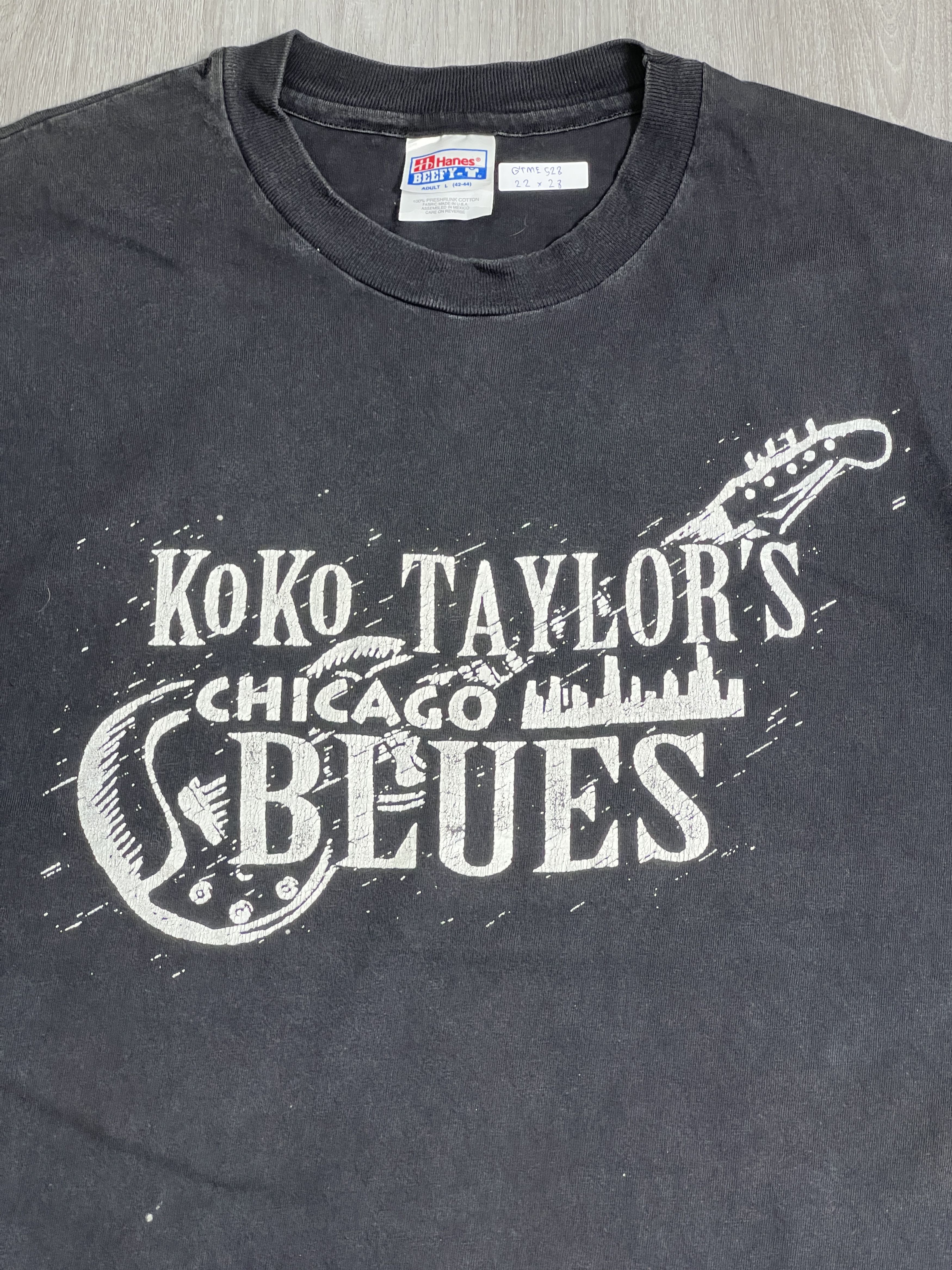 Band Tees × Vintage Vintage 90s Koko Taylor's Chicago Blues Band Tee (L) GTME528 Size US L / EU 52-54 / 3 - 2 Thumbnail