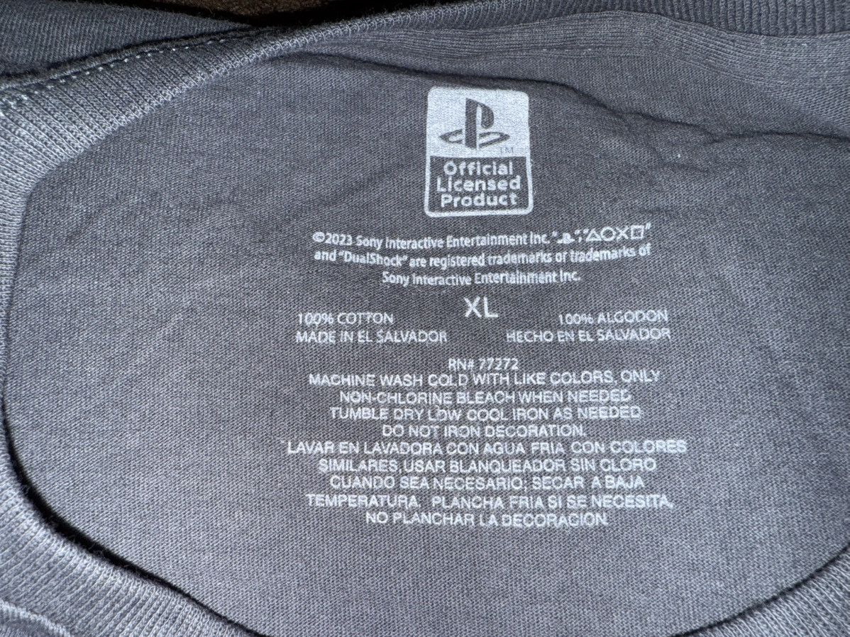 Playstation NEW Sony “Playstation” Blank s/s t-shirt tee Gray, men’s XL Size US XL / EU 56 / 4 - 3 Thumbnail