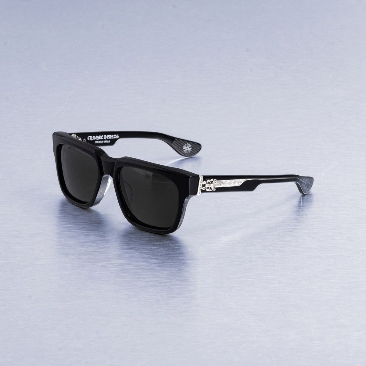 Chrome Hearts CHROME HEARTS BOX-OFFICER BLACK SUNGLASSES Size ONE SIZE - 1 Thumbnail
