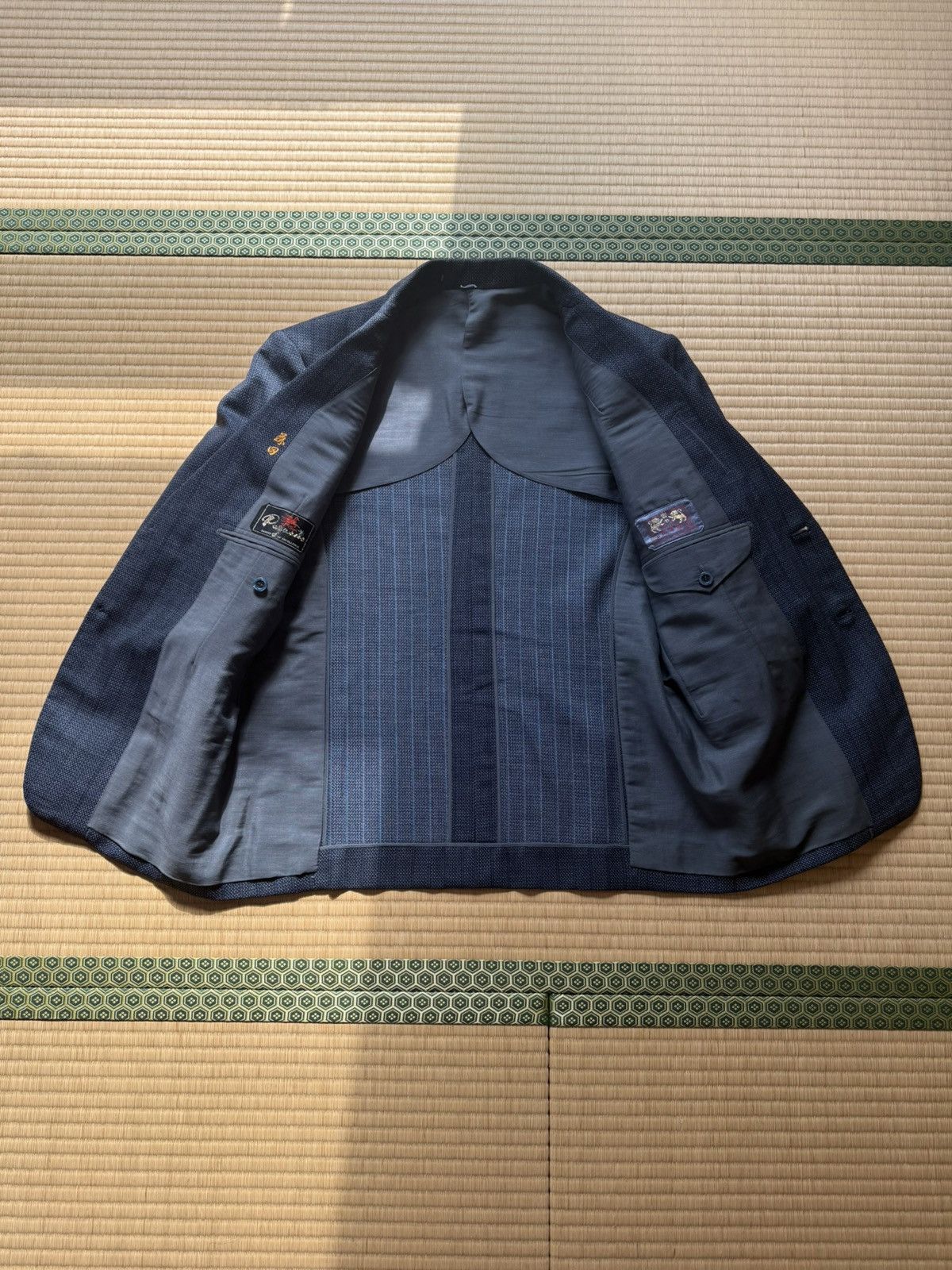 Other Spring&Autumn Vintage Japanese Blue Suit Set-Up Size 38R - 5 Thumbnail
