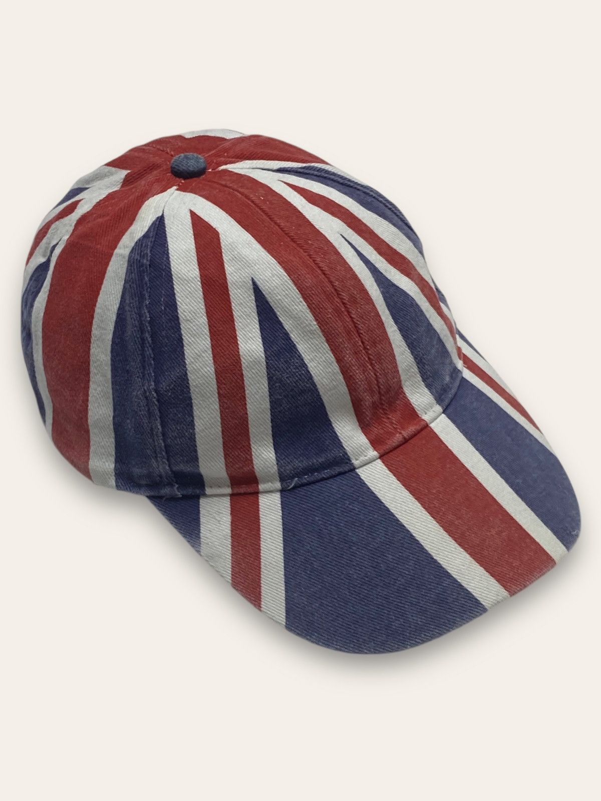 Other UK Vintage UK FLAG OVERPRINT Crazy Beautiful Style Cap Y2K Size ONE SIZE - 1 Thumbnail