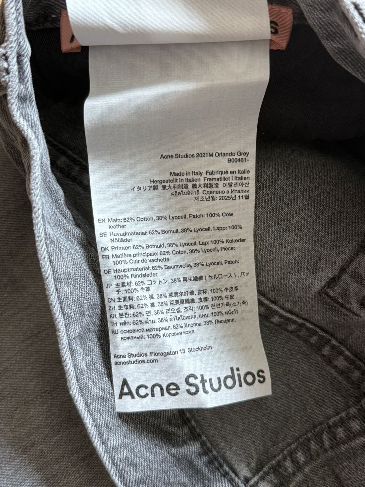 Acne Studios NWT - 2021M Orlando grey Size US 32 / EU 48 - 7 Thumbnail