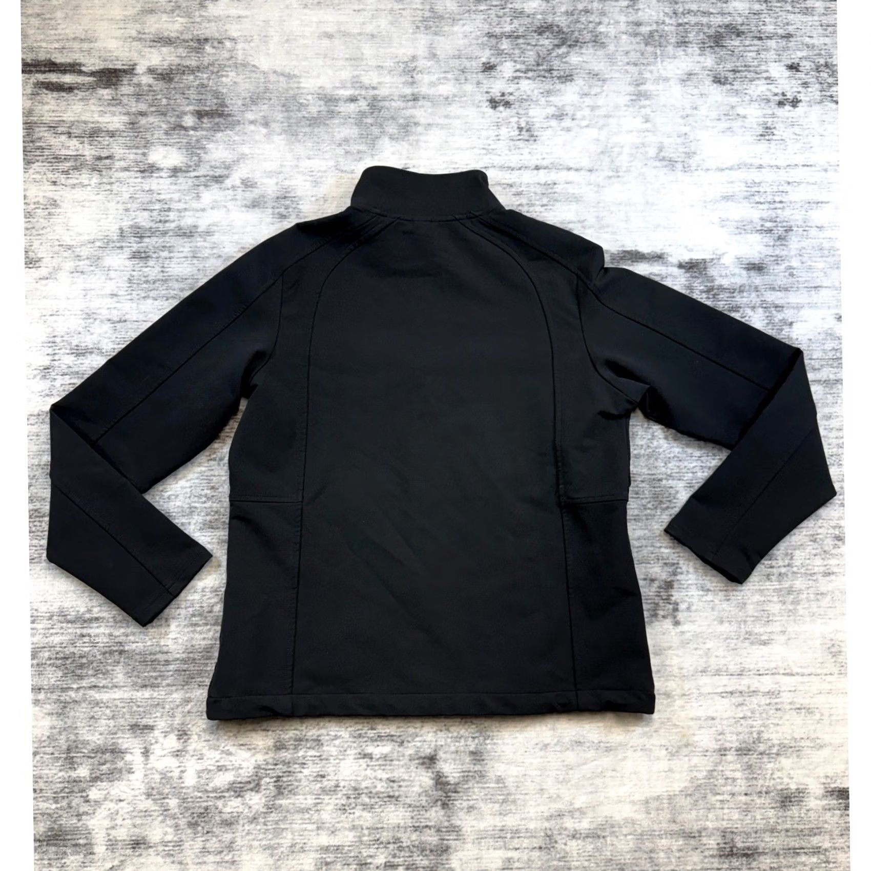 Logo 7 Devon & Jones Jacket Mens L Black Softshell Full Zip Mock Neck Size PSC Logo Size US L / EU 52-54 / 3 - 2 Thumbnail