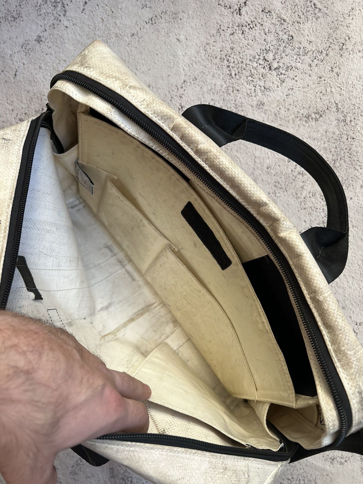 Freitag × Vintage Freitag Streetwear Bag Big Messenger Size ONE SIZE - 10 Thumbnail