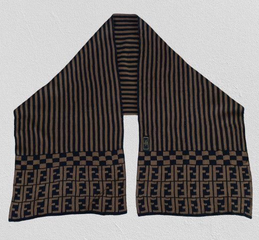 Fendi FENDI Zucca Stripe muffler Size ONE SIZE - 2 Thumbnail