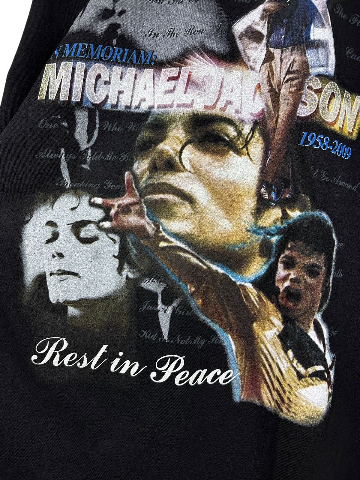 Michael Jackson Vintage Michael Jackson Memorial Farewell To King Of Pop Tee Size US XXL / EU 58 / 5 - 5 Thumbnail