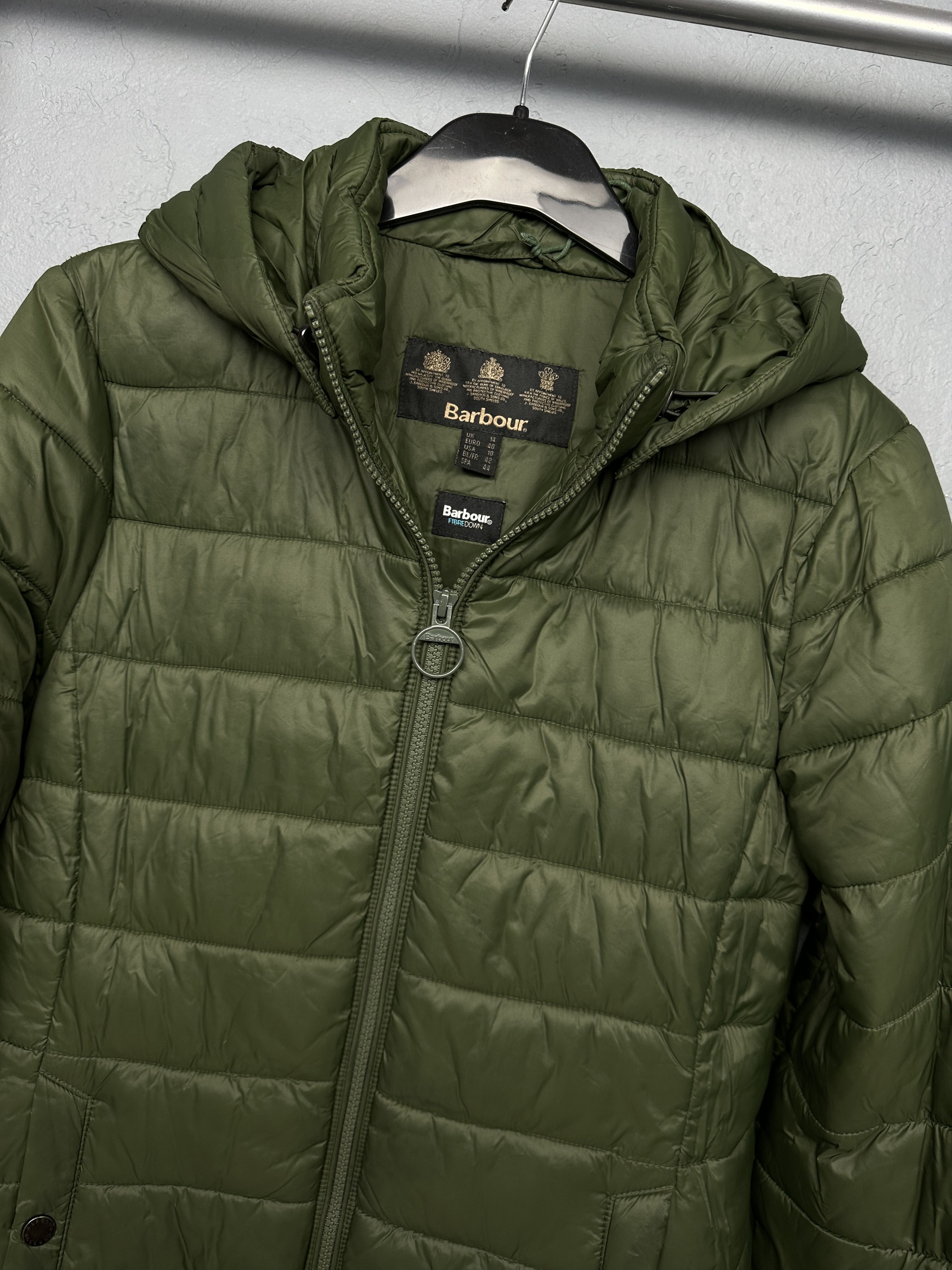 Barbour Barbour Womens Shaw Quilted Puffer Jacket Size L / US 10 / IT 46 - 2 Thumbnail