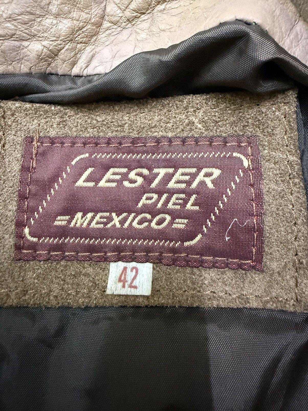 Leather VINTAGE LESTER PIEL MEXICO SUEDE LEATHER BOMBER JACKET Size US M / EU 48-50 / 2 - 8 Thumbnail