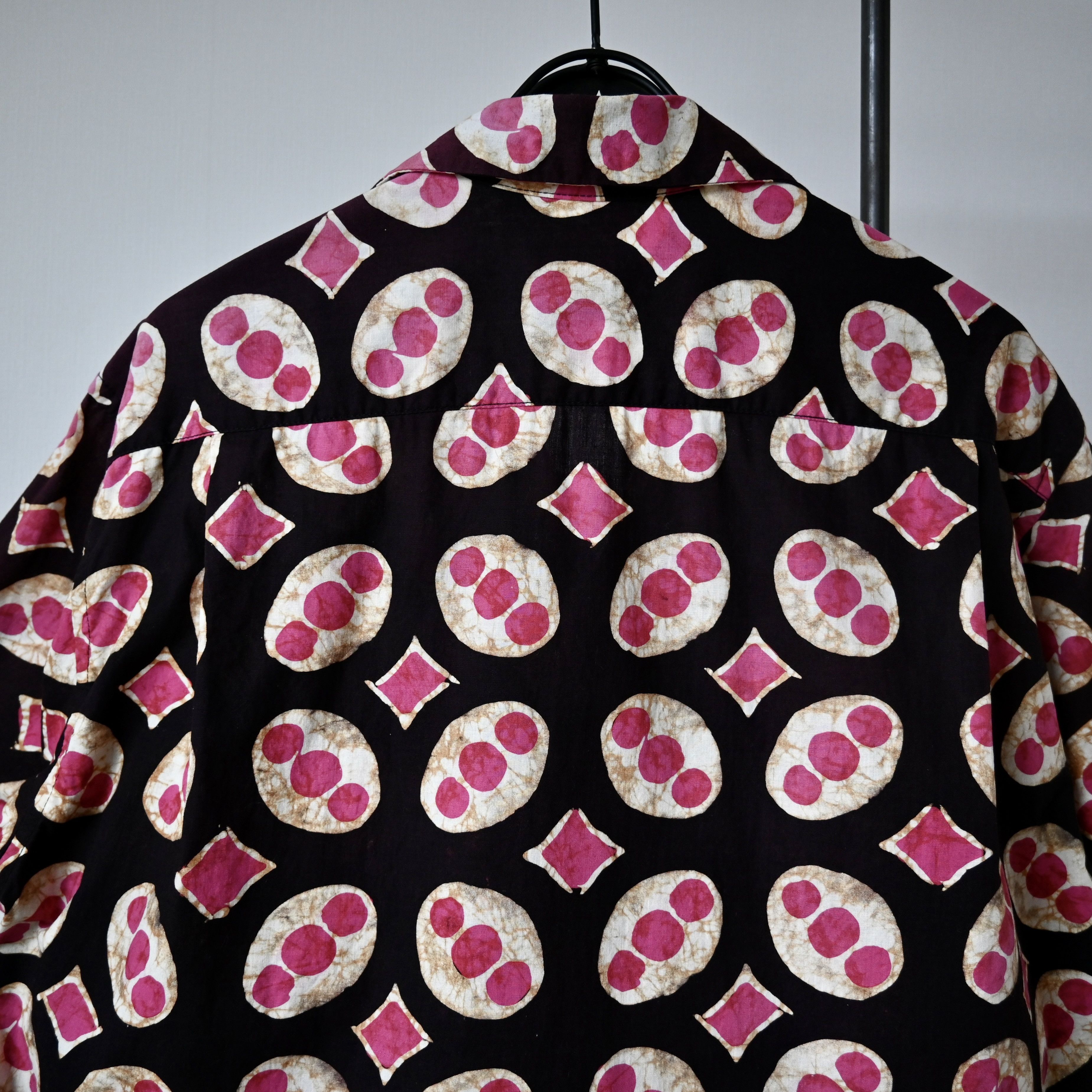 Beams Japan Vintage 1990s BEAMS authentic batik cotton Hawaiian shirt Size US L / EU 52-54 / 3 - 3 Thumbnail