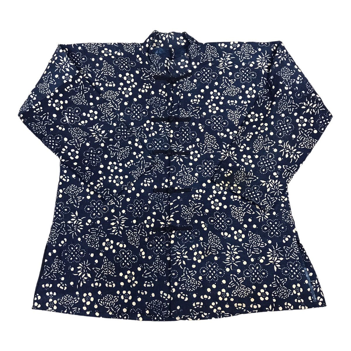 Indigo × Japanese Brand Indigo custom japan traditional Japanese button jacket Size US M / EU 48-50 / 2 - 1 Thumbnail