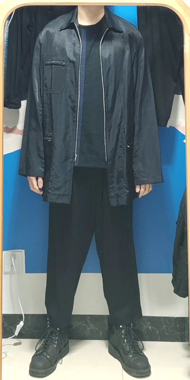 Yohji Yamamoto Yohji Yamamoto 99aw metallic zipper jacket 2505-Nextarrow Size US L / EU 52-54 / 3 - 5 Thumbnail
