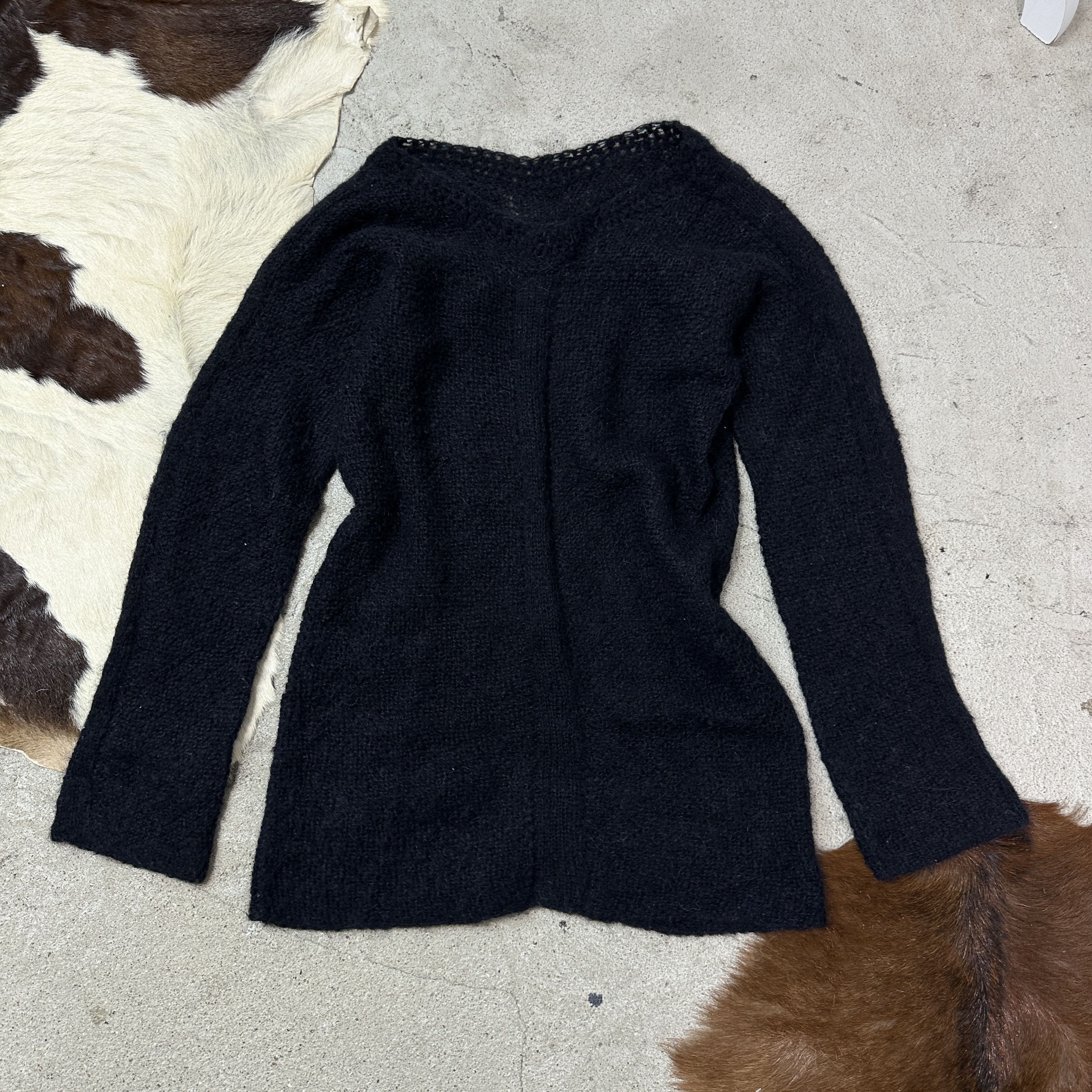 Vintage Vintage Oversize Loose Knit Mohair Grunge Sweater Y2K Size M / US 6-8 / IT 42-44 - 2 Thumbnail