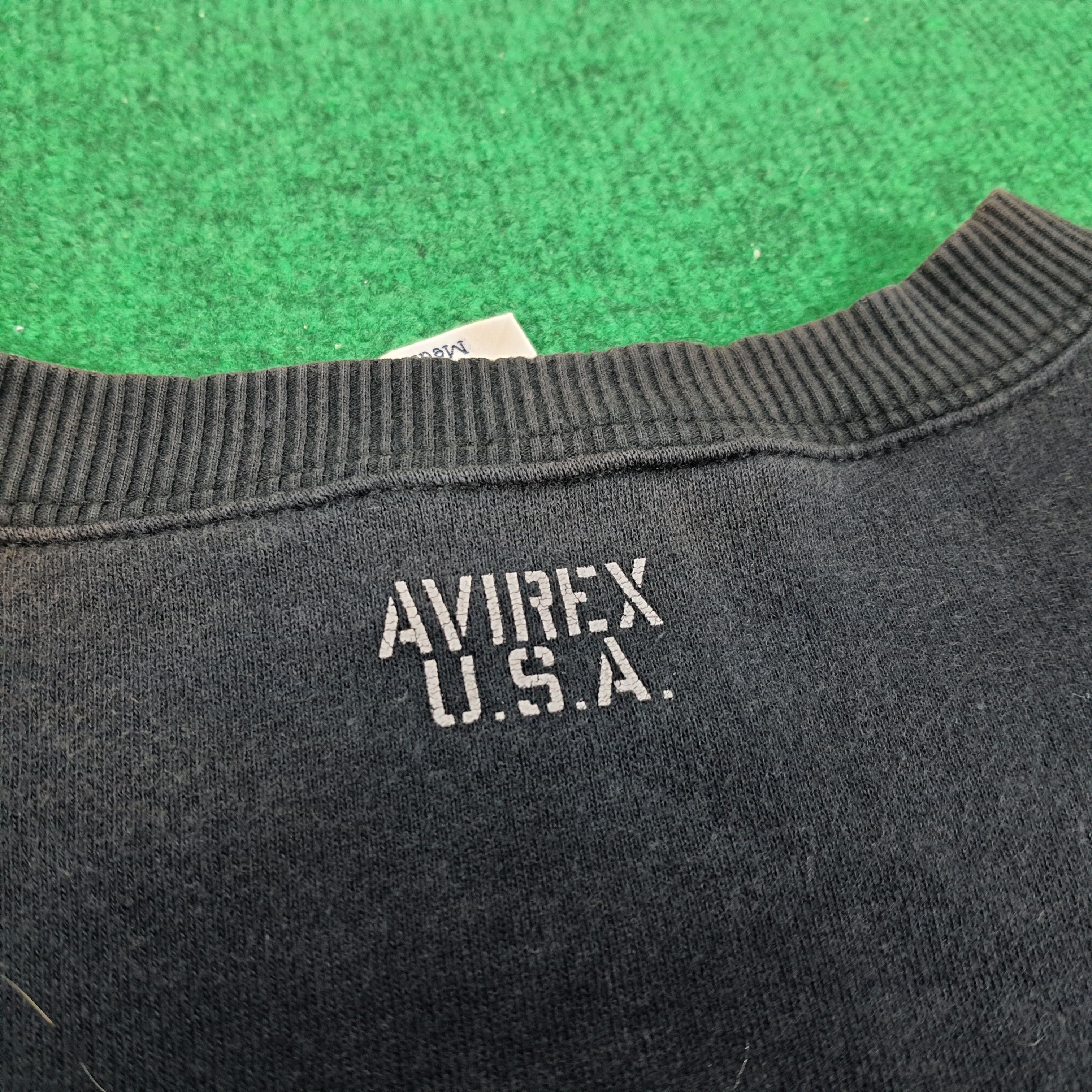 Avirex × Vintage Vintage Avirex Luxury Streetwear Spell Out Sweatshirt Size US S / EU 44-46 / 1 - 4 Thumbnail