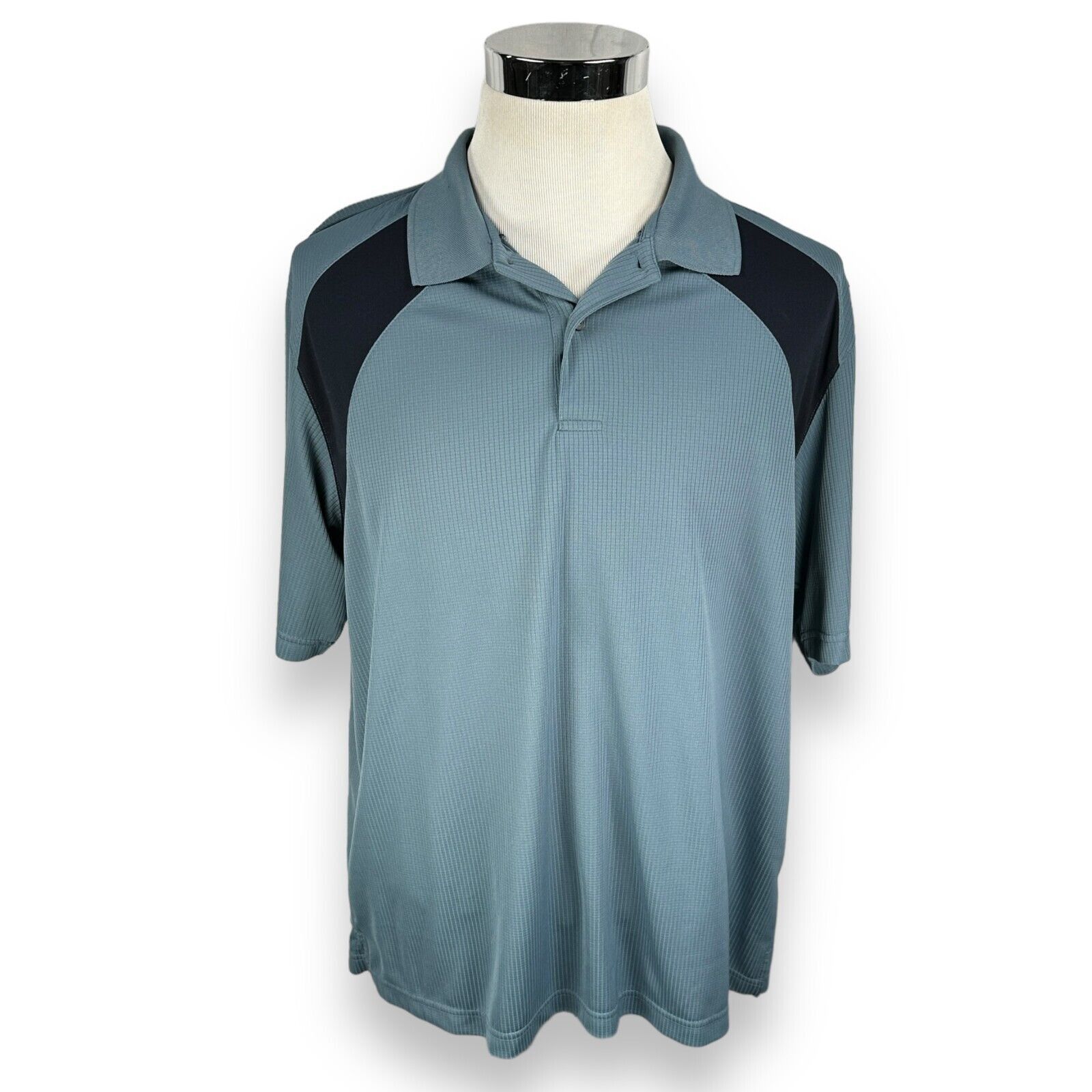 PGA Tour PGA Tour Polo Golf Shirt Mens XL Blue Polyester Short Sleeve Size US XL / EU 56 / 4 - 1 Thumbnail