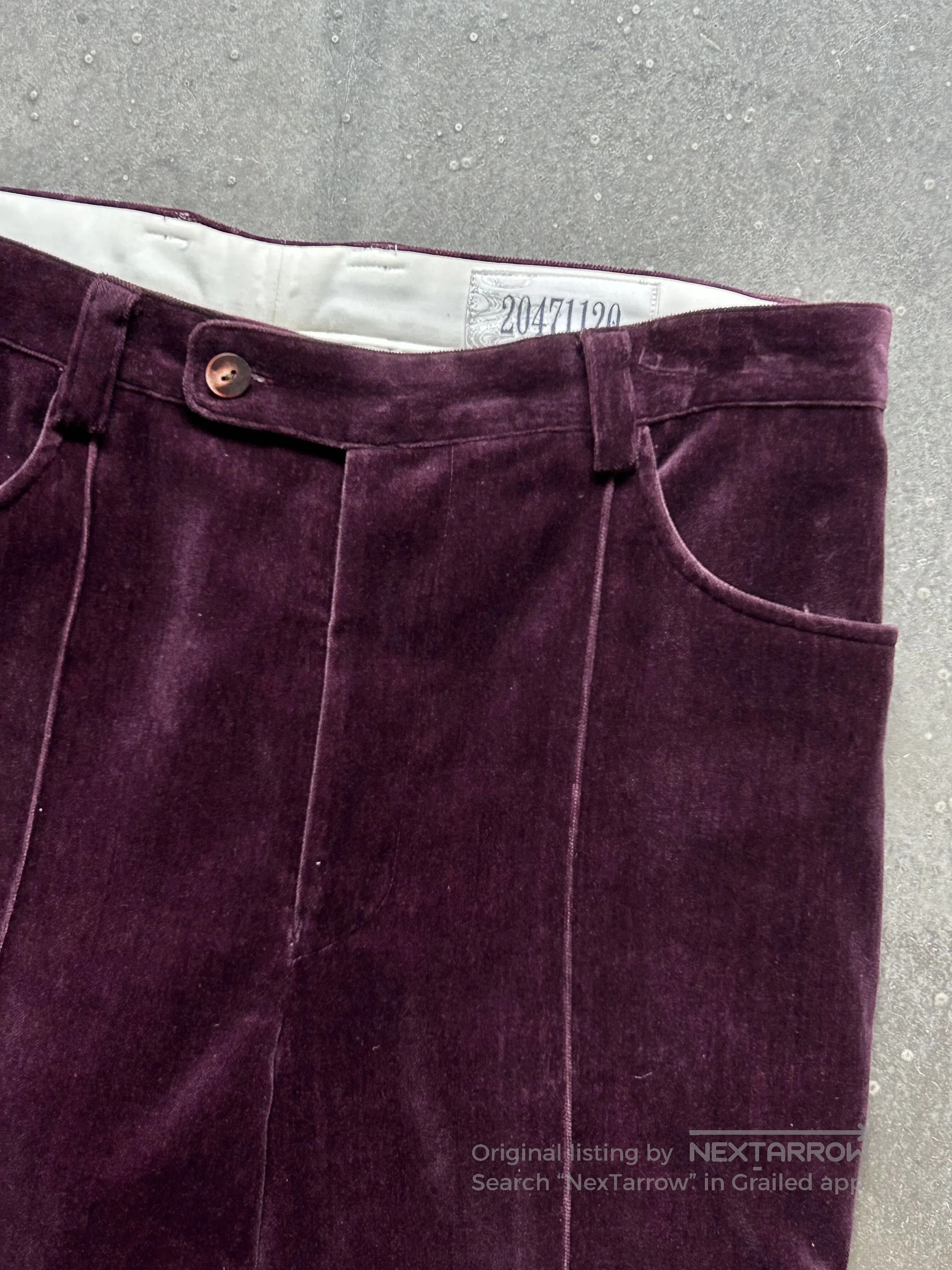Japanese Brand burgundy notch lapel suit set. Size US M / EU 48-50 / 2 - 5 Thumbnail