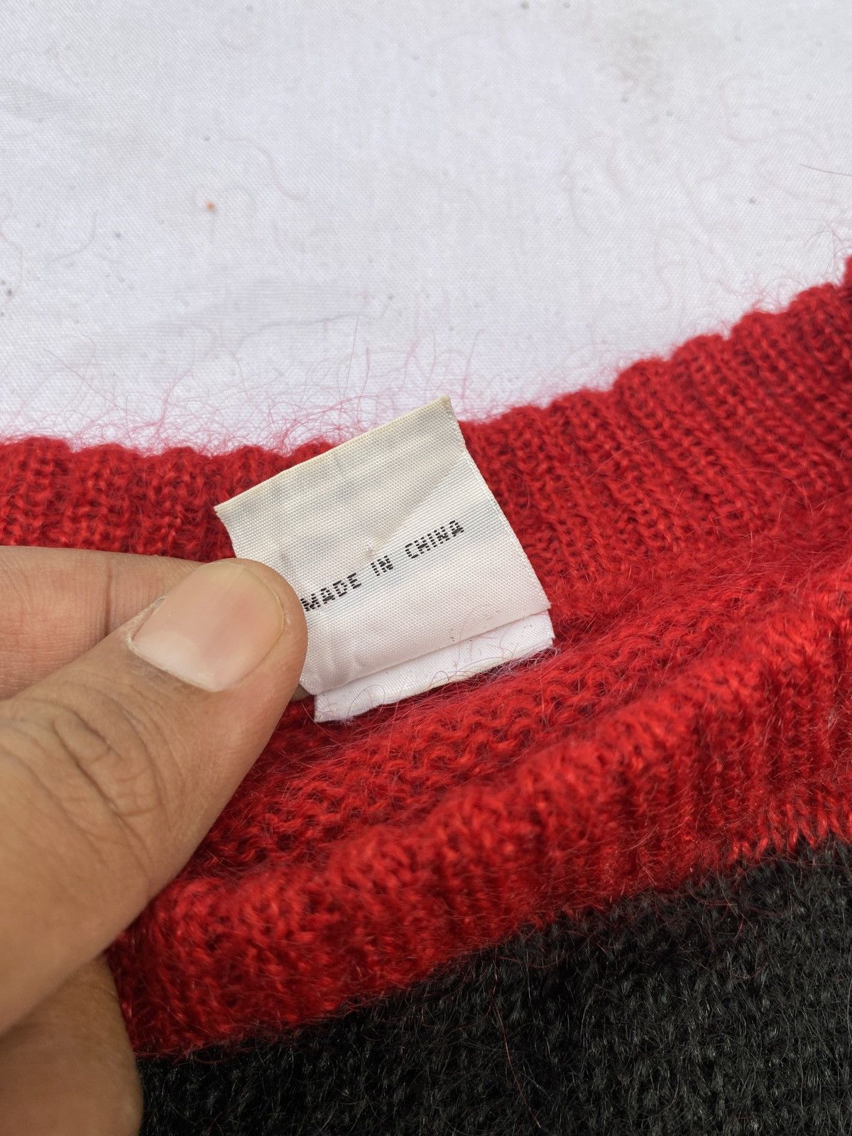Acne Studios × Beauty Beast × Marni Bullet Noise Mohair Grunge Striped Knit Number Nine Style Size US M / EU 48-50 / 2 - 5 Thumbnail