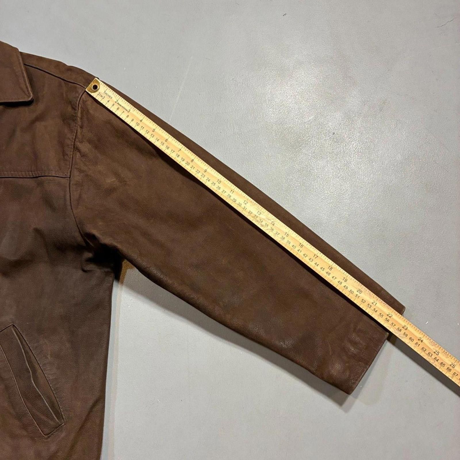 NBDN Nobrandedon Unbranded German-made Full Grain Nubuck Leather Jacket Size US M / EU 48-50 / 2 - 7 Thumbnail