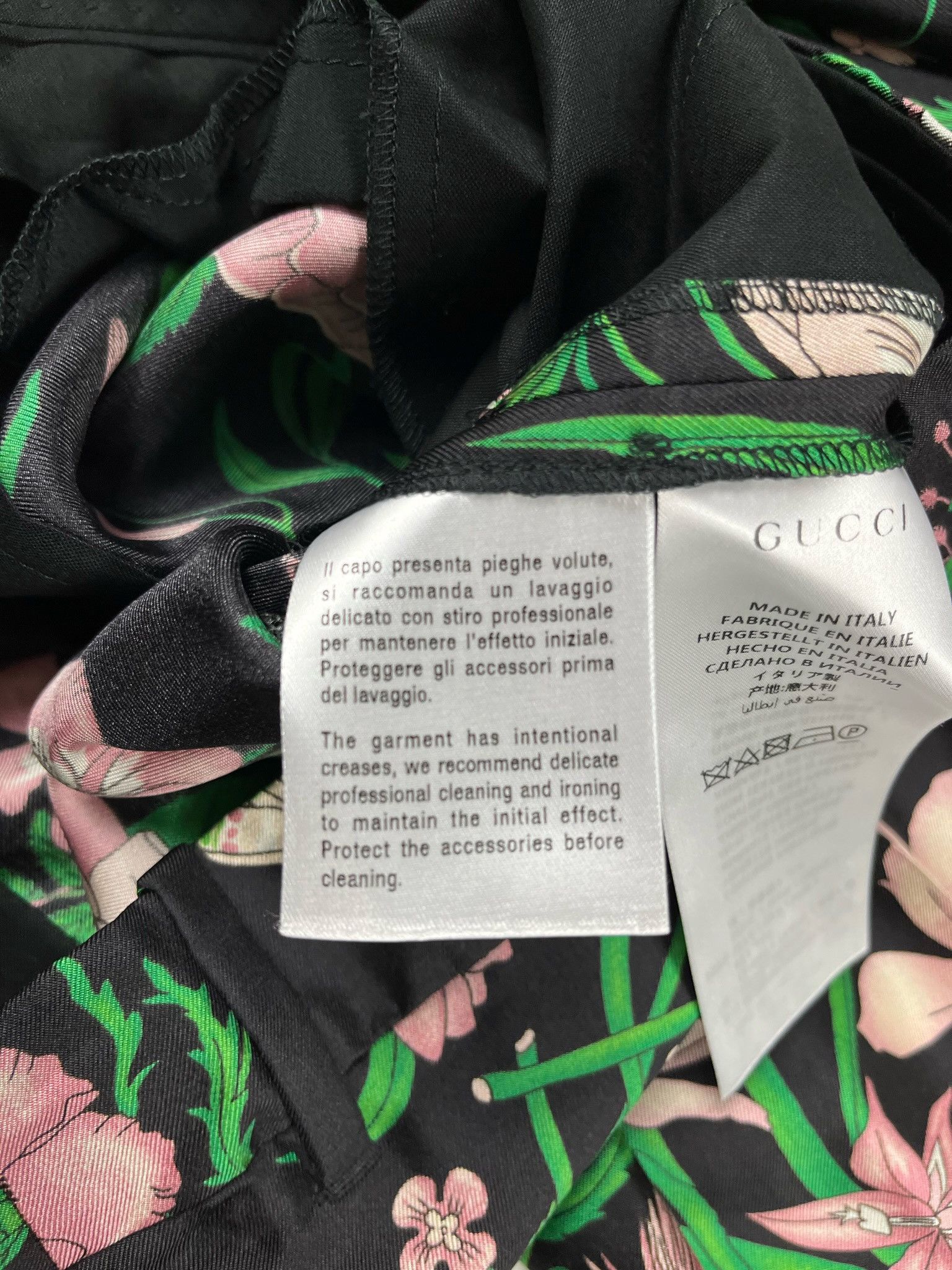 Gucci 🔥75% OFF🔥 [SALE] Gucci Floral Print Silk Palazzo Pants Size 28" / US 6 / IT 42 - 16 Thumbnail