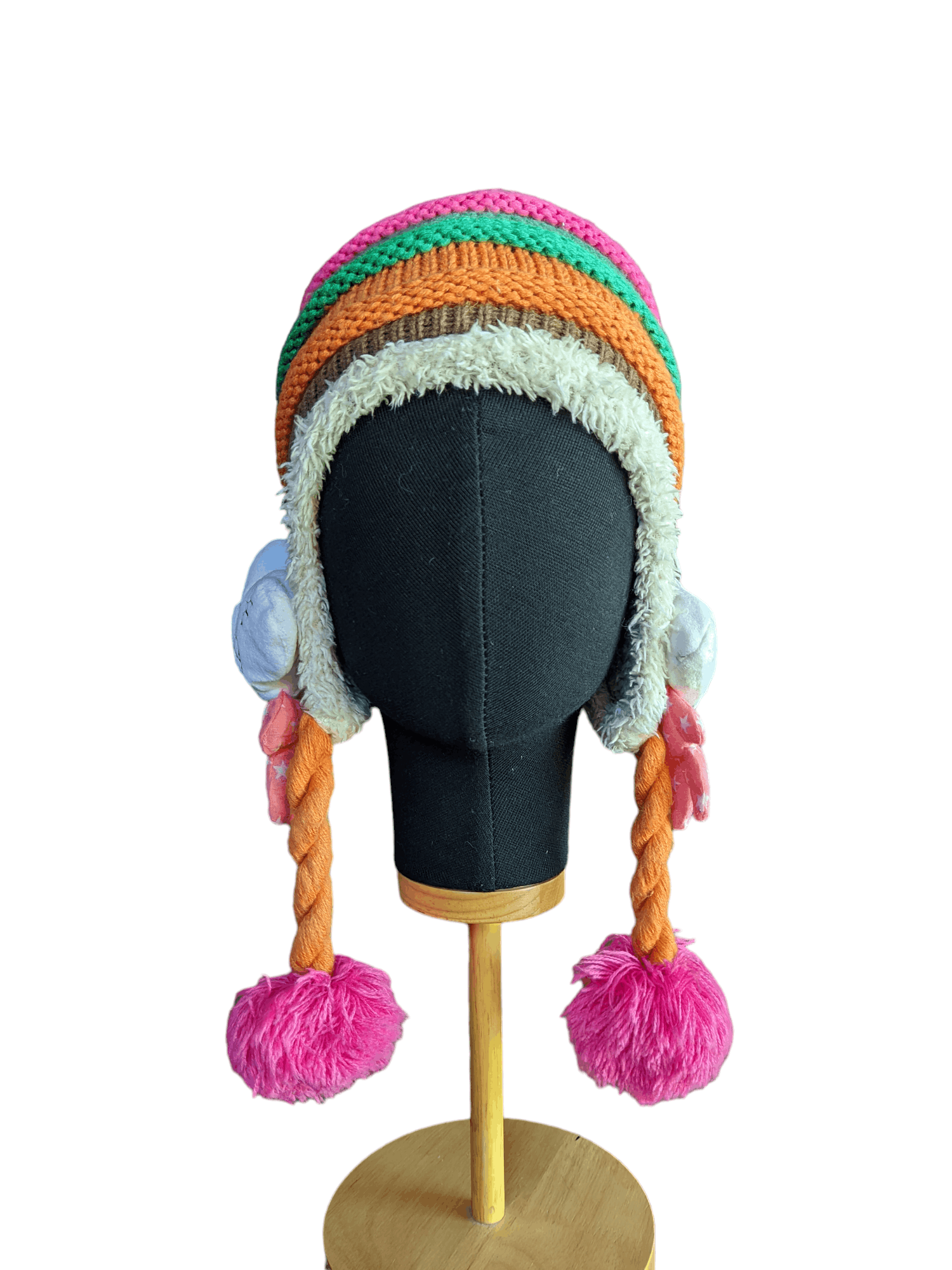 Bear-C Beanie Hats With Bear Left and Right Ear