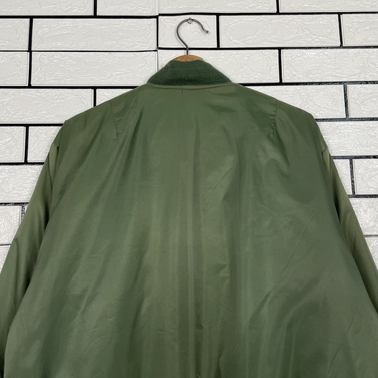 Japanese Brand Phantom Military MA-1 Nylon Flight Bomber Jacket Size US L / EU 52-54 / 3 - 10 Thumbnail