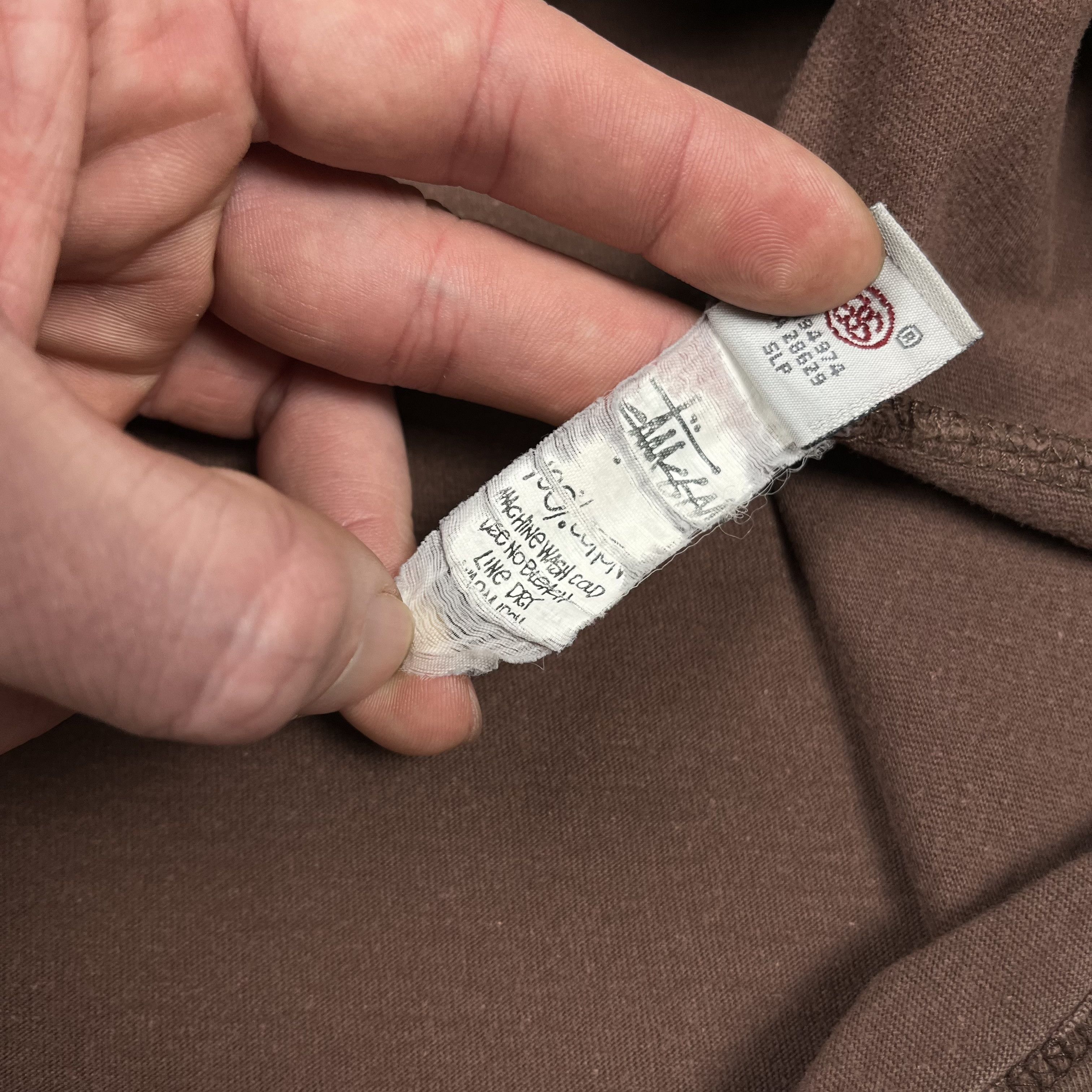 Stussy Vintage Stussy 24 Big Logo Rare Brown T Shirt 90’s Size US M / EU 48-50 / 2 - 11 Thumbnail