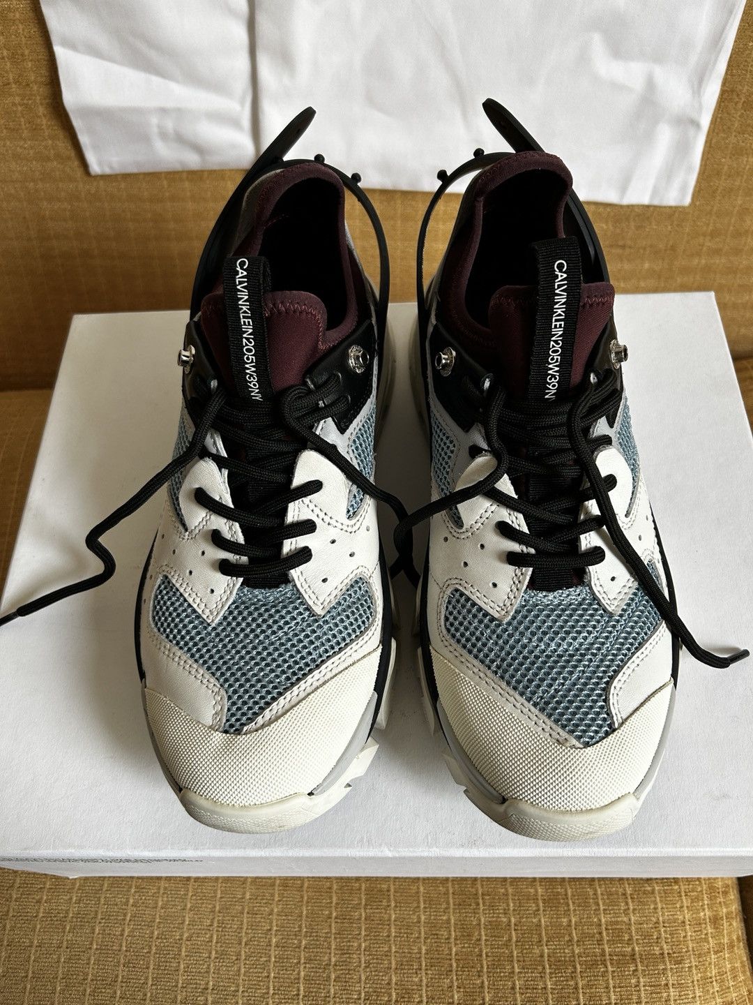 Calvin Klein 205W39NYC Calvin Klein 205W39NYC Carla 10 Sneakers White Blue Size US 7 / EU 40 - 6 Thumbnail