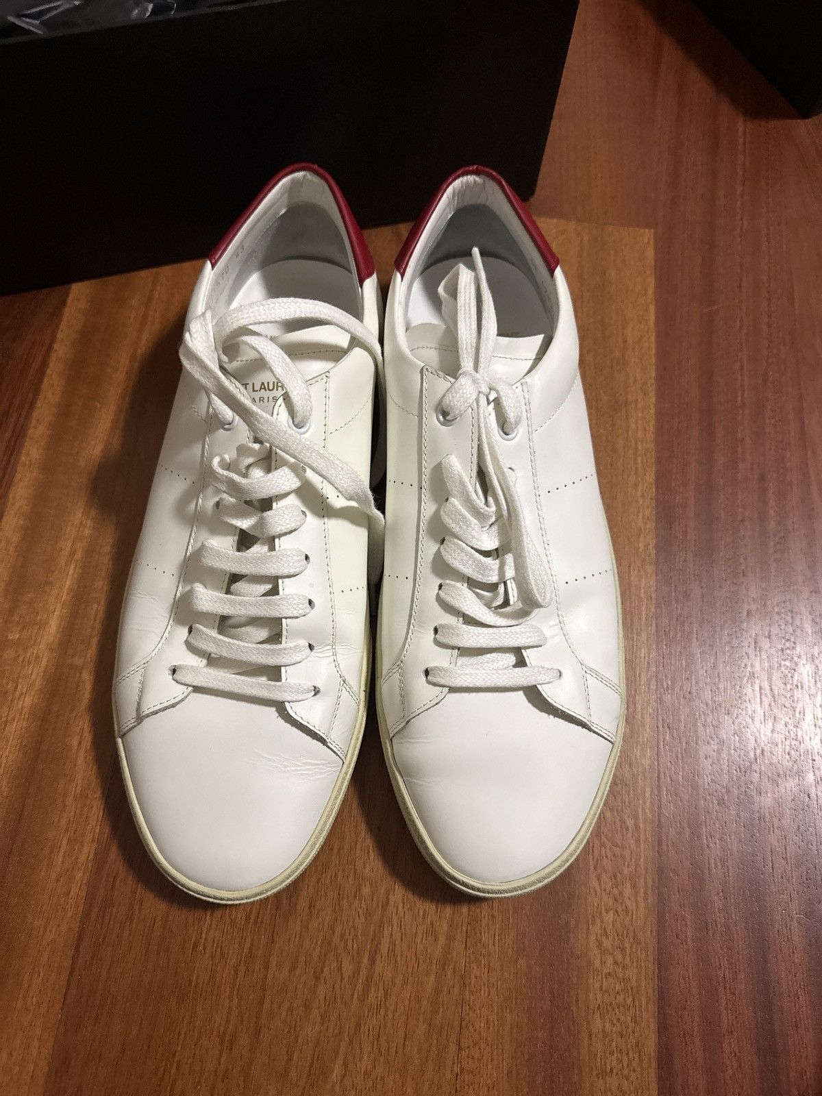 Saint Laurent White/Red Sneaker 43
