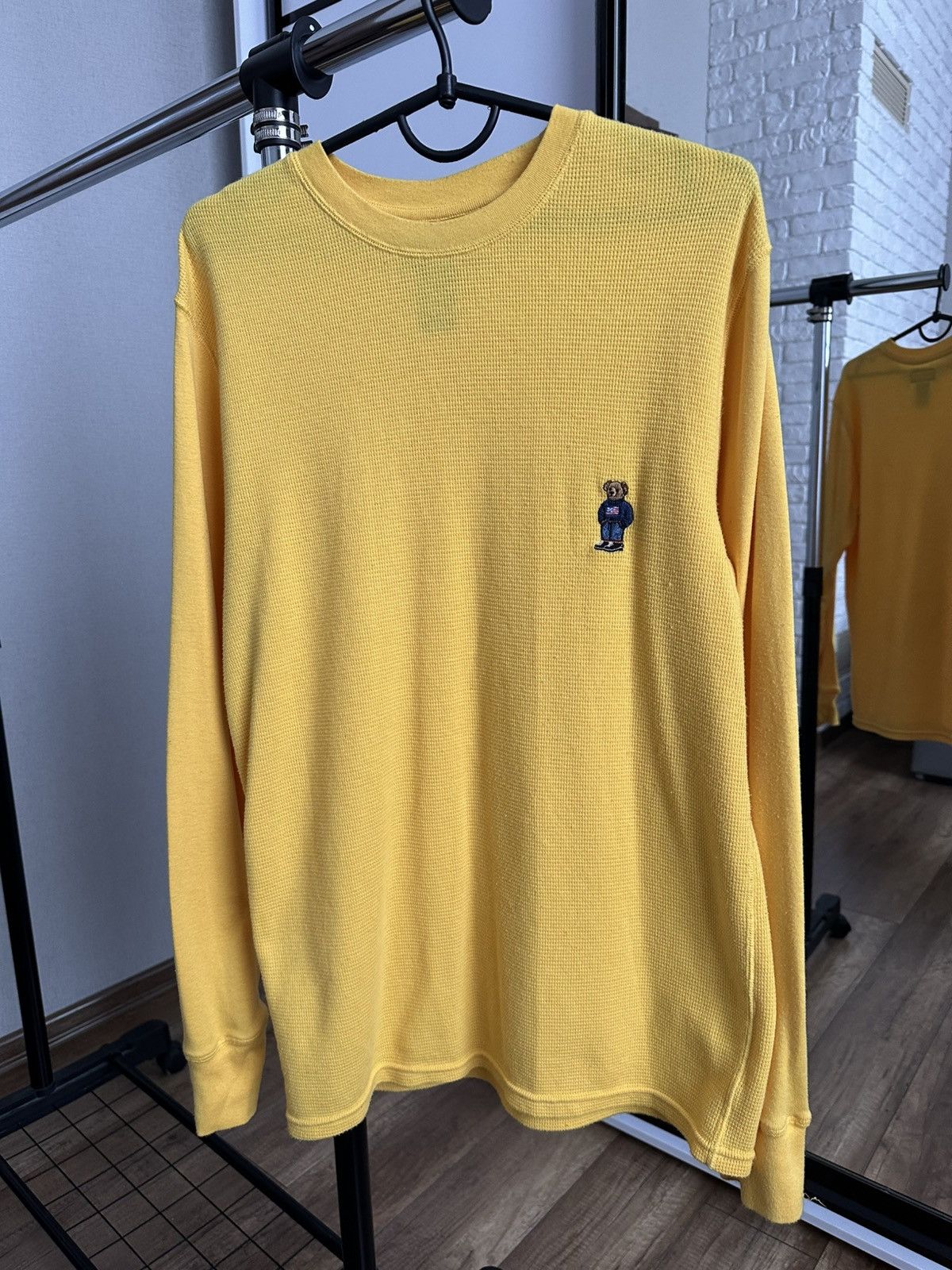 Polo Ralph Lauren Polo Bear Ralph Lauren RL Waffle Sweatshirt Crewneck Size US M / EU 48-50 / 2 - 1 Thumbnail