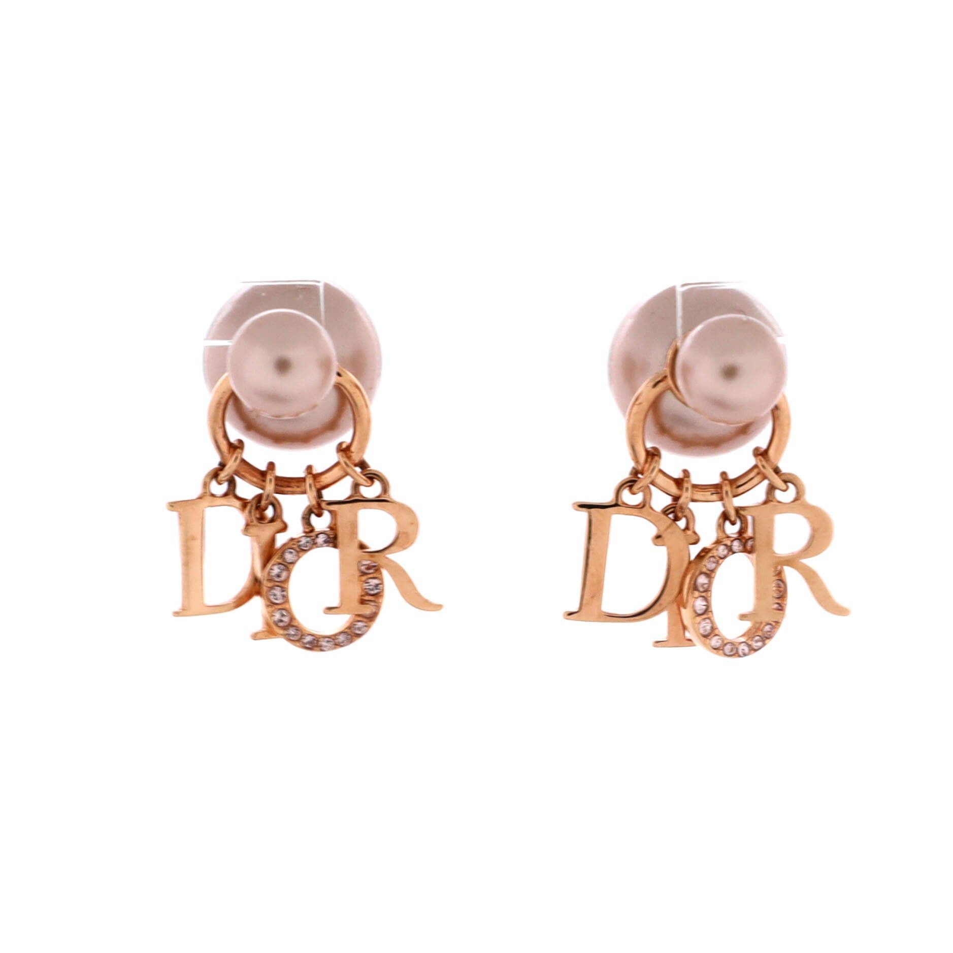 Dior Tribales Dangle Dior Logo Stud Earrings Size ONE SIZE - 1 Thumbnail