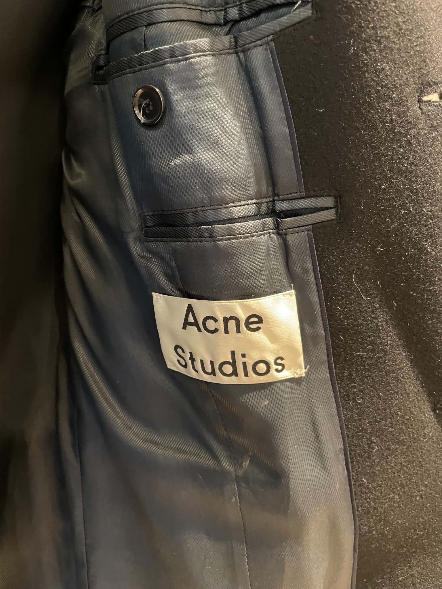 Acne Studios Acne Studios Garret PAW15 Wool Coat Black 46 Size US S / EU 44-46 / 1 - 3 Thumbnail