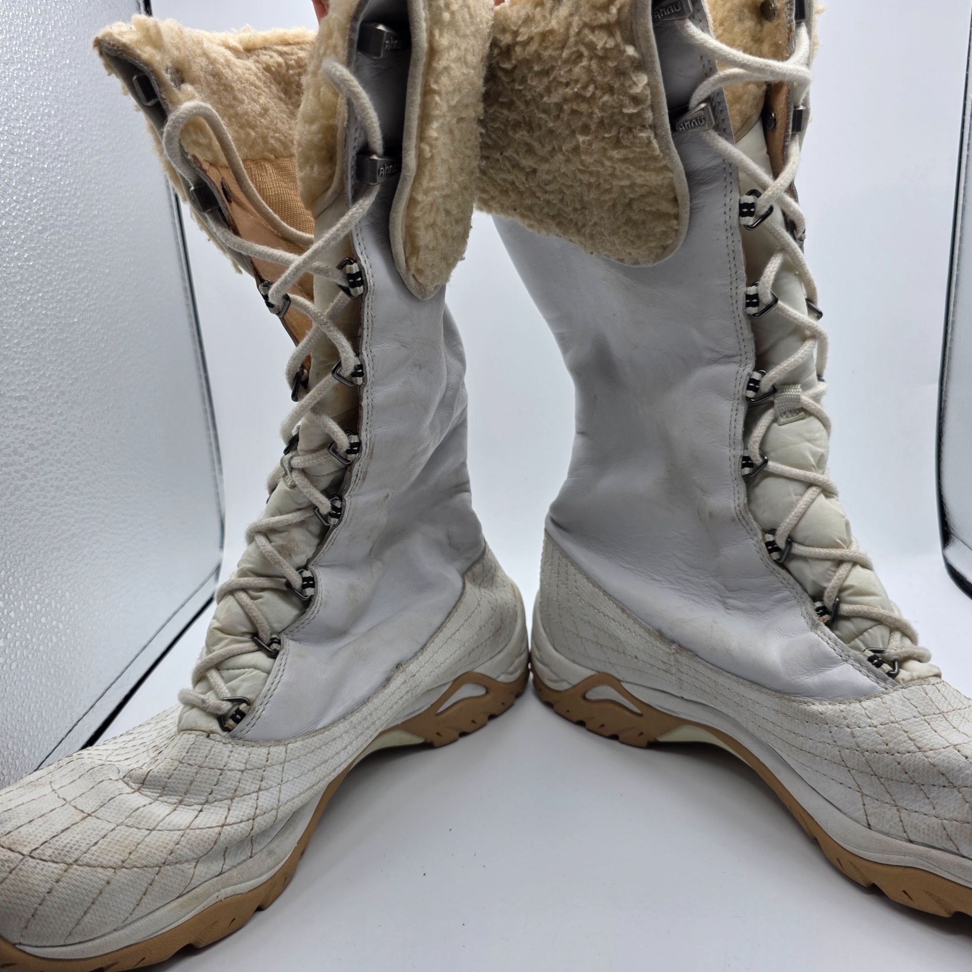 Other Ahnu Monte Vista Womens Size 11 White Snow Boots Vibram Wate Size US 11 / IT 41 - 3 Thumbnail