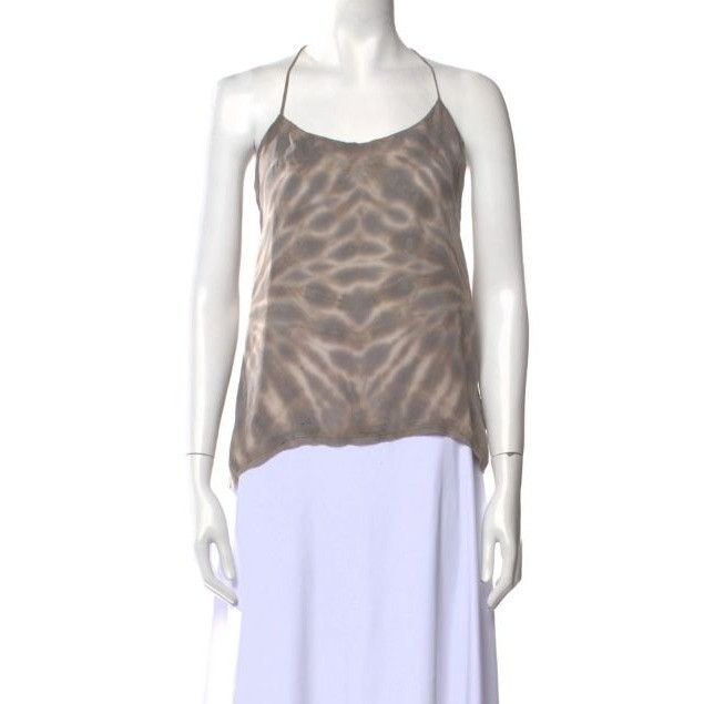 Other Raquel Allegra Tie-Dye Silk Cami Top Size XS / US 0-2 / IT 36-38 - 4 Thumbnail