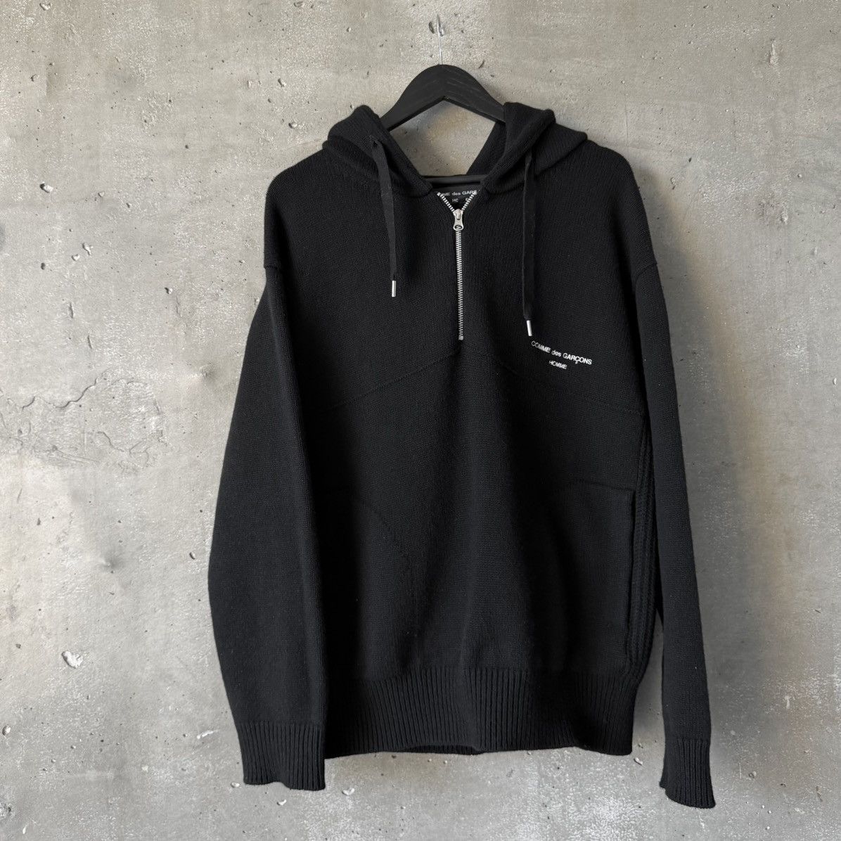 Comme des Garcons Homme Comme Des Garcons Homme AD2024 Knit Quarter Zip Size US L / EU 52-54 / 3 - 3 Thumbnail