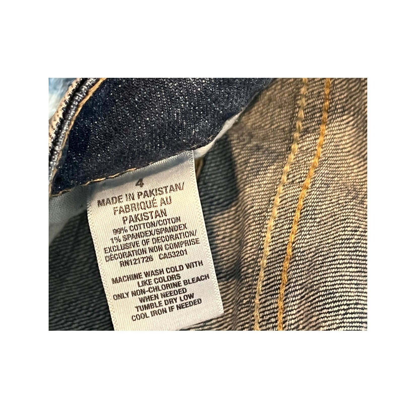Aeropostale Aeropostale Midi Daisy Dukes Cut Jean Shorts Wom Sz S 4 Size 27" / US 4 / IT 40 - 4 Thumbnail