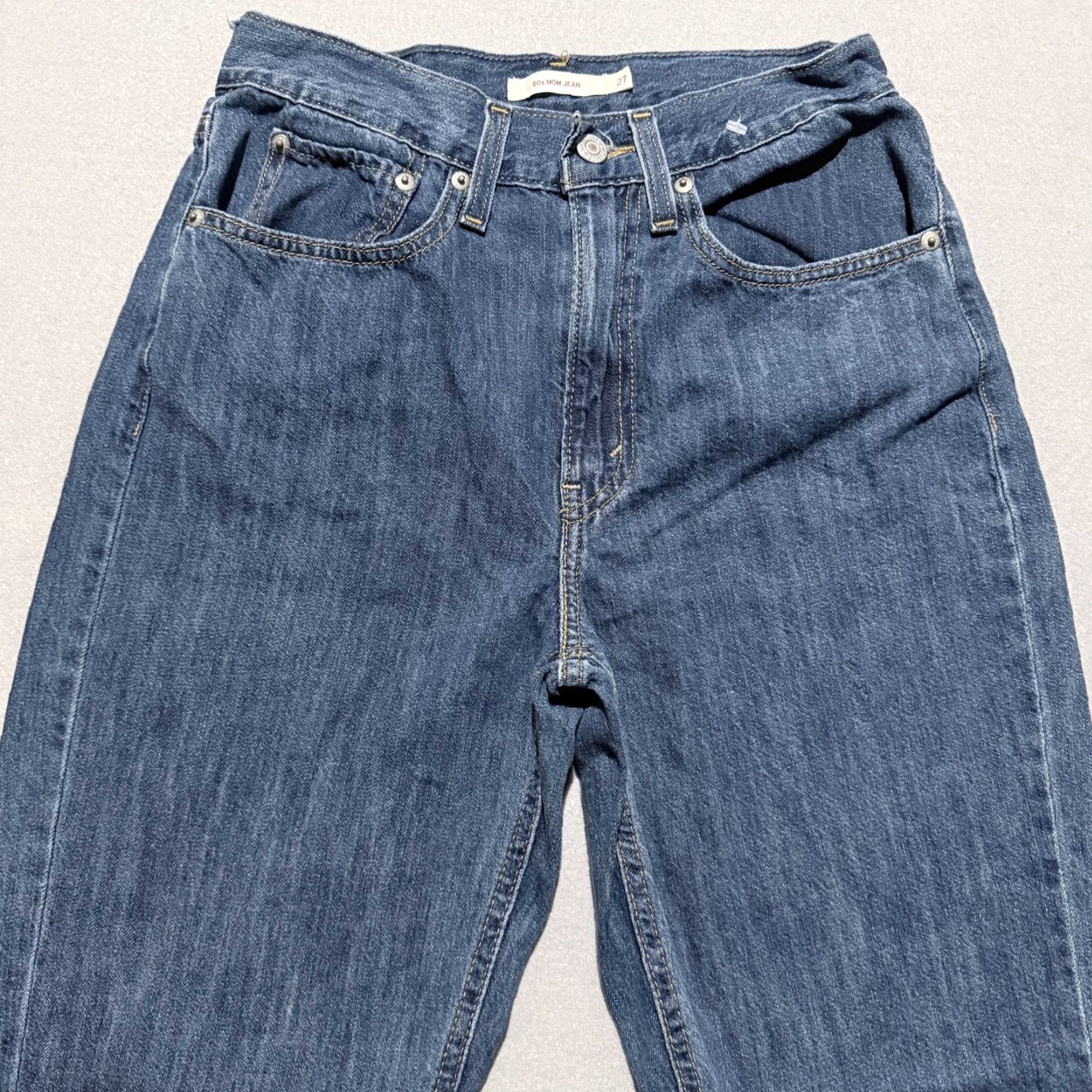 Levi's Levi's Jeans Women Blue 80s Mom High Rise Slim Fit 27 5-Pocket Denim Denim Blue 27 Mens? Size 27" / US 4 / IT 40 - 3 Thumbnail