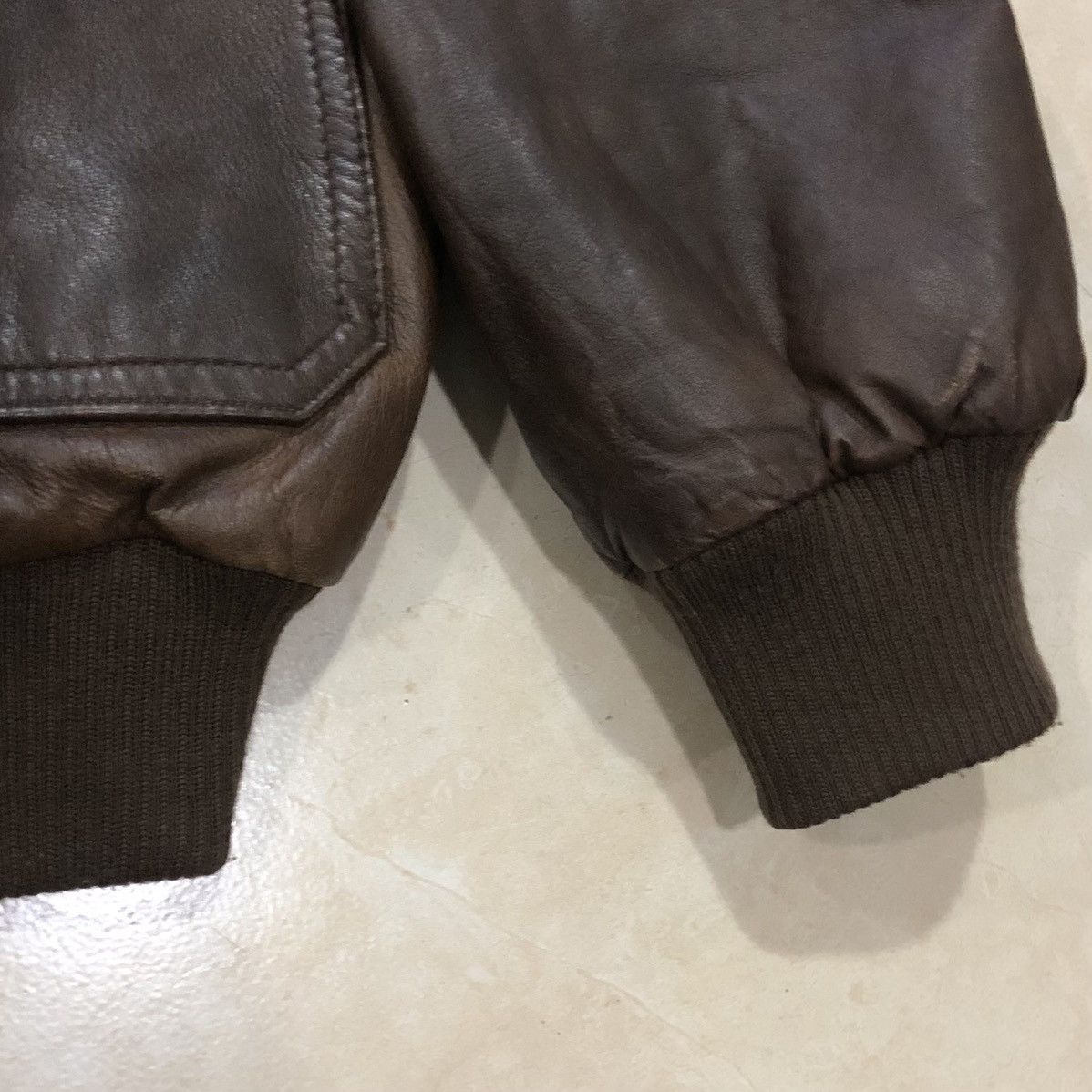 Avirex VTG 80s Avirex G-1 Patch U.S ARMY Air Forces Leather Jacket Size US XL / EU 56 / 4 - 14 Thumbnail