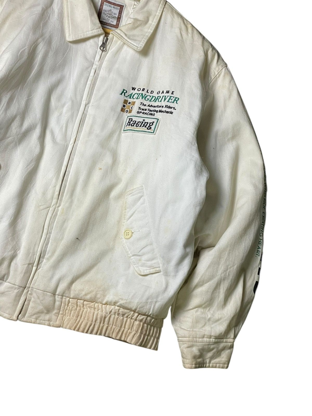 Japanese Brand × Vintage Original Wear OFF-ROAD Bomber Jacket (96) Size US L / EU 52-54 / 3 - 3 Thumbnail