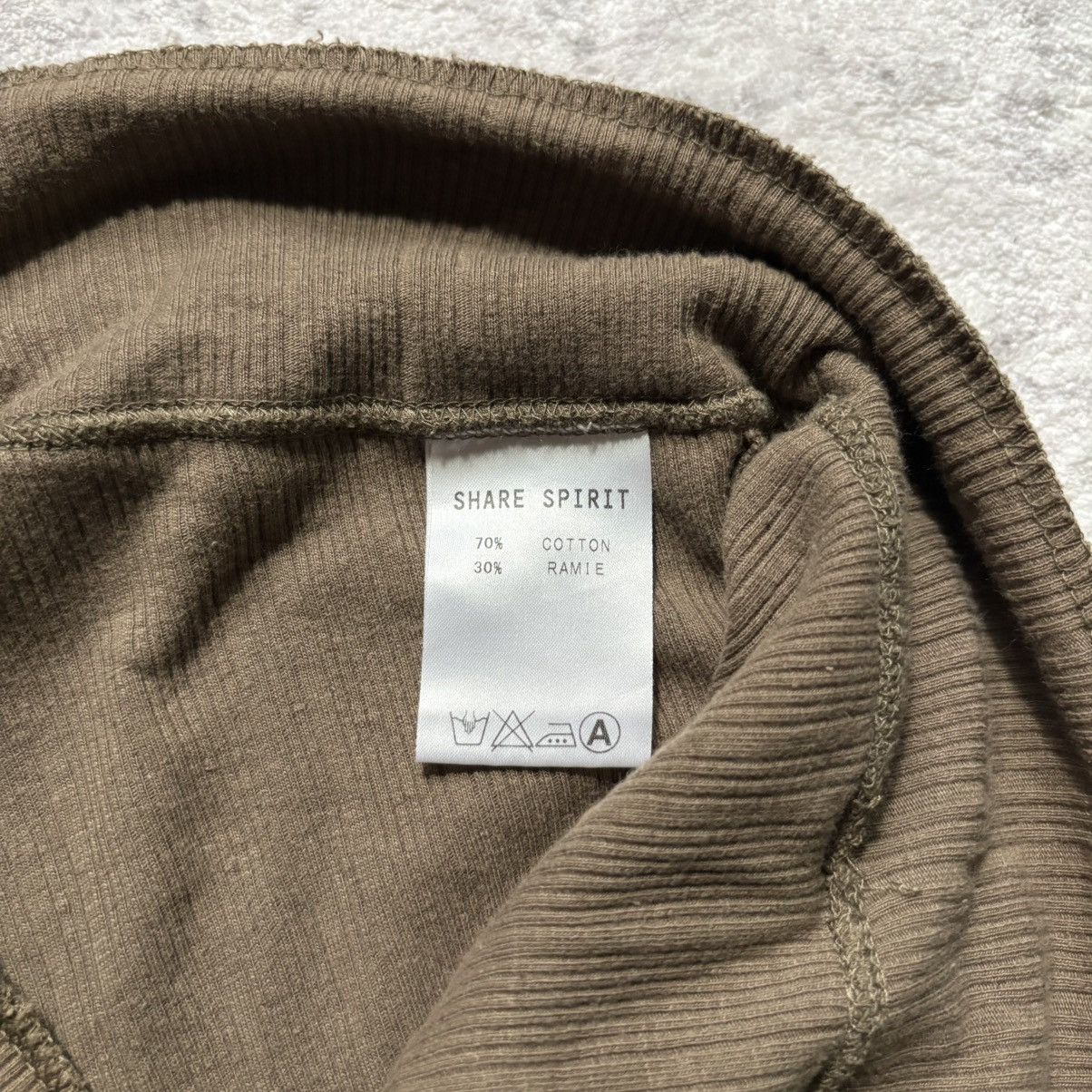 Share Spirit Homme Share Spirit Homme Ribbed Cotton Military Flared Sweatpants Size US 36 / EU 52 - 11 Thumbnail