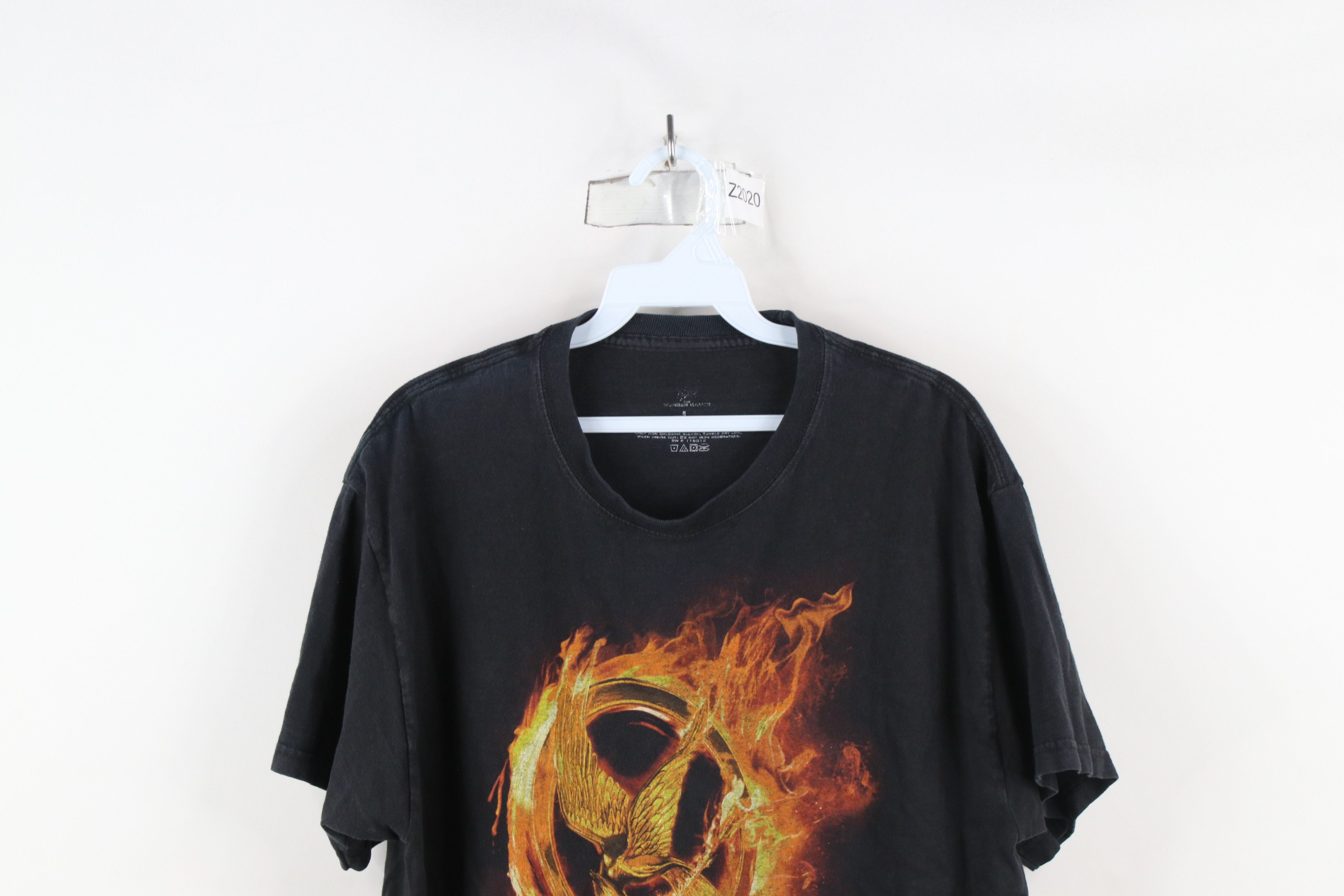 Vintage Vintage Y2K The Hunger Games Short Sleeve T-Shirt Black Size US L / EU 52-54 / 3 - 2 Thumbnail