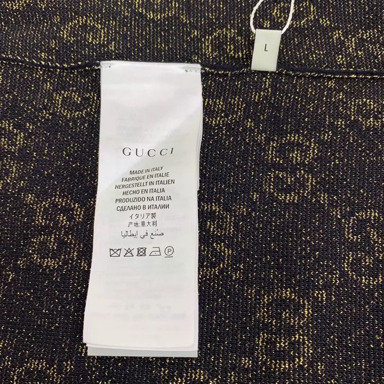 Gucci Gucci Navy Logo VNeck Knit Cardigan-2506 Size L / US 10 / IT 46 - 6 Thumbnail