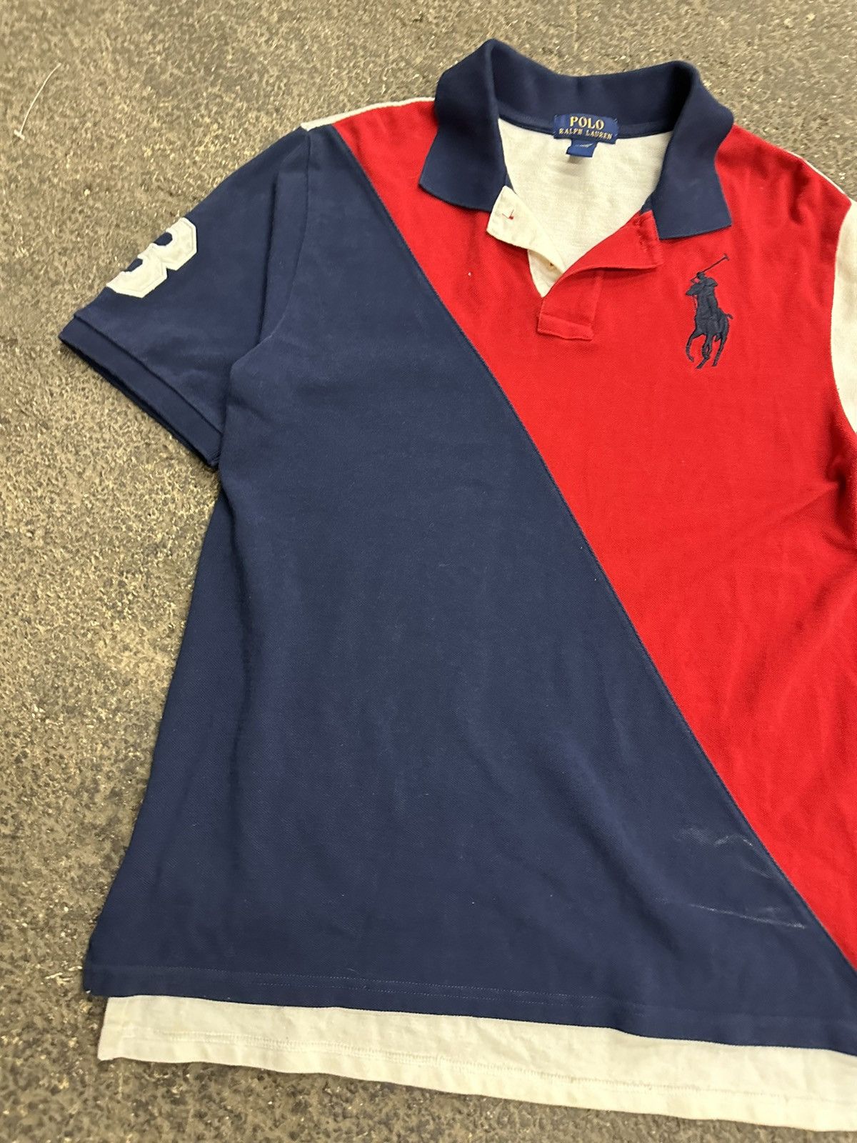 Polo Ralph Lauren × Vintage Vintage big pony poly shirt Size US S / EU 44-46 / 1 - 2 Thumbnail