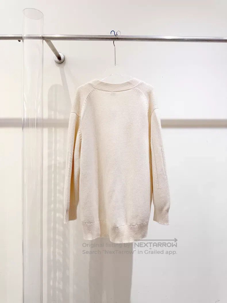Hermes Hermes White Open Cardigan for Spring/Summer 2025 Size M / US 6-8 / IT 42-44 - 5 Thumbnail