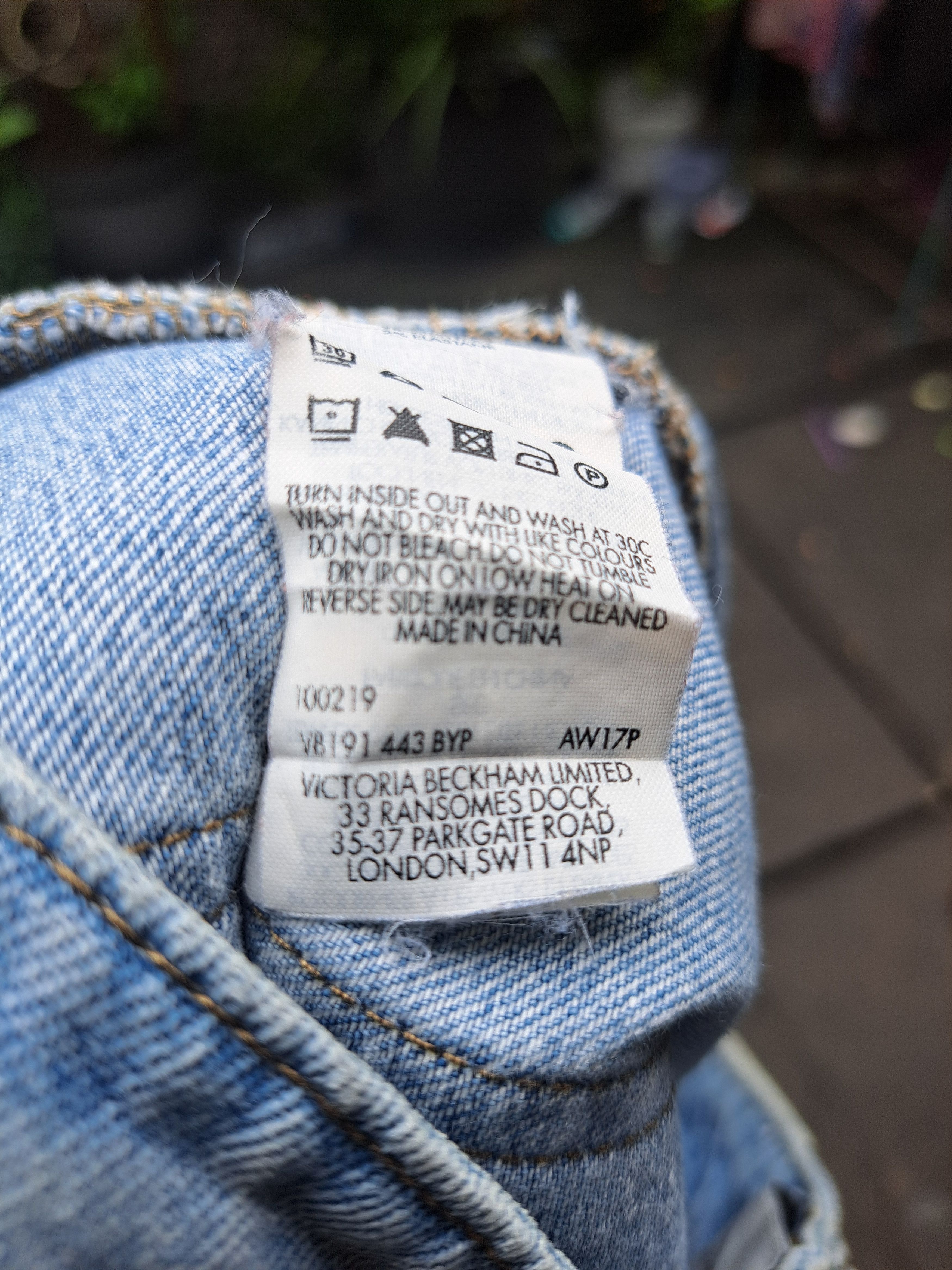 Victoria Beckham Victoria Beckham mid Rise Jeans Patcwork Womens Size 27 Size 27" / US 4 / IT 40 - 10 Thumbnail