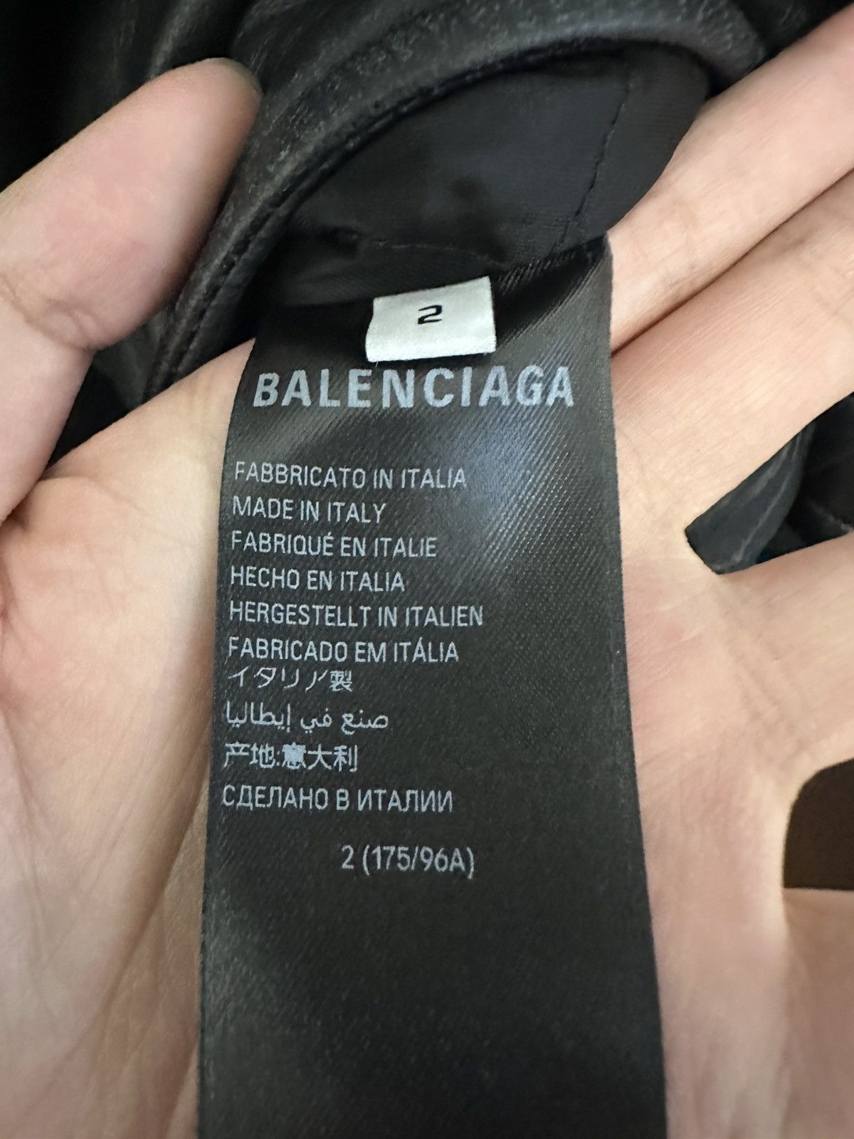 Balenciaga Balenciaga Winter24 with Hoody Shirt Leather Jacket Size US S / EU 44-46 / 1 - 4 Thumbnail