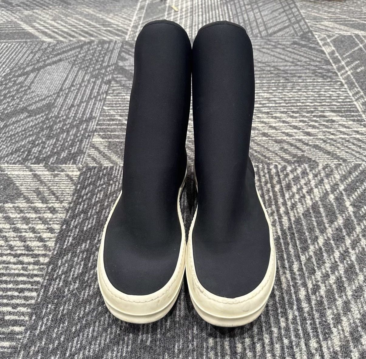 Rick Owens Rick Owens Neoprene Sock Ankle Boots J42 Size US 8 / EU 41 - 2 Thumbnail